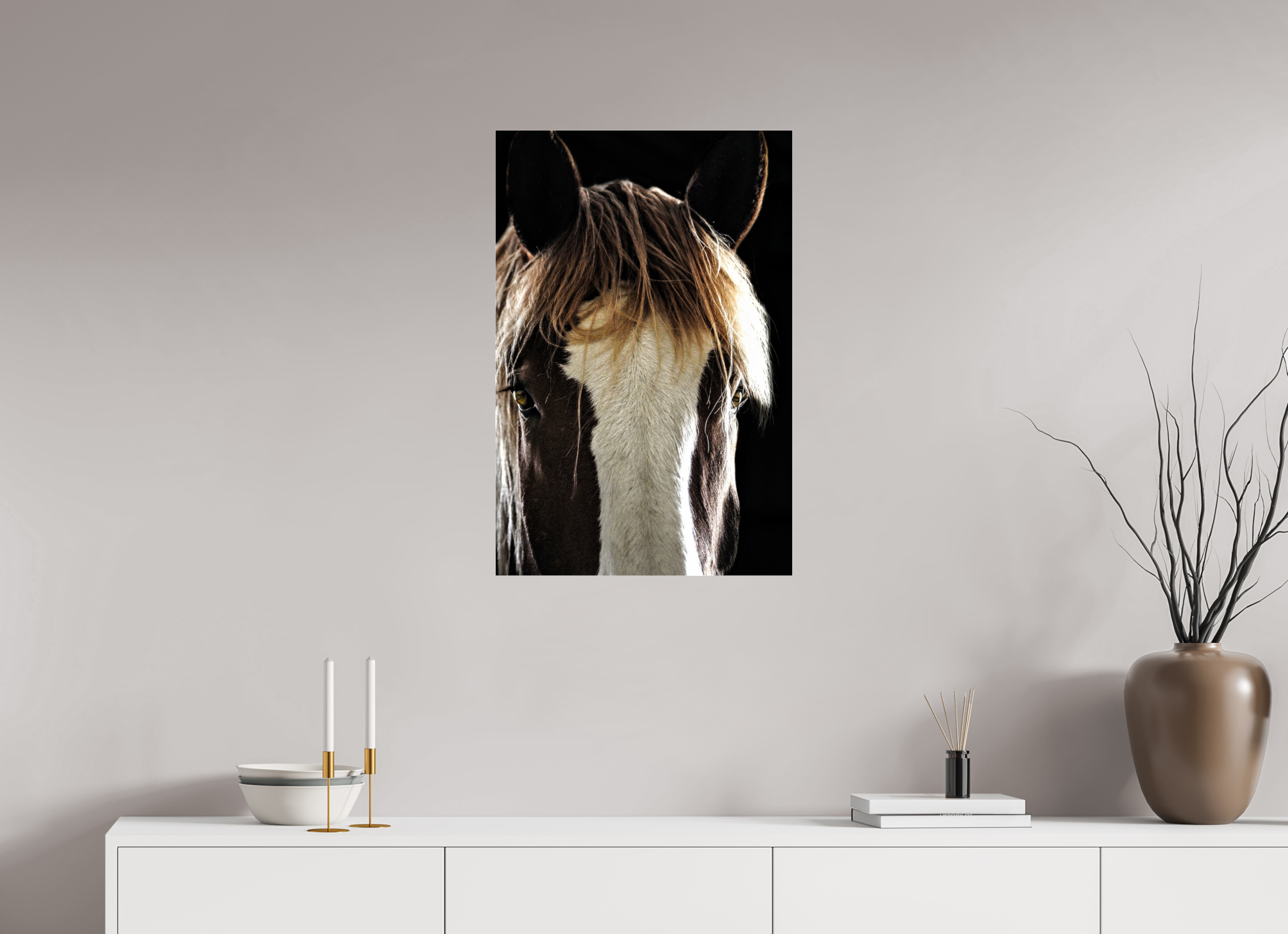 20 x 30″, ACRYLIC Tiny Tim Black Background