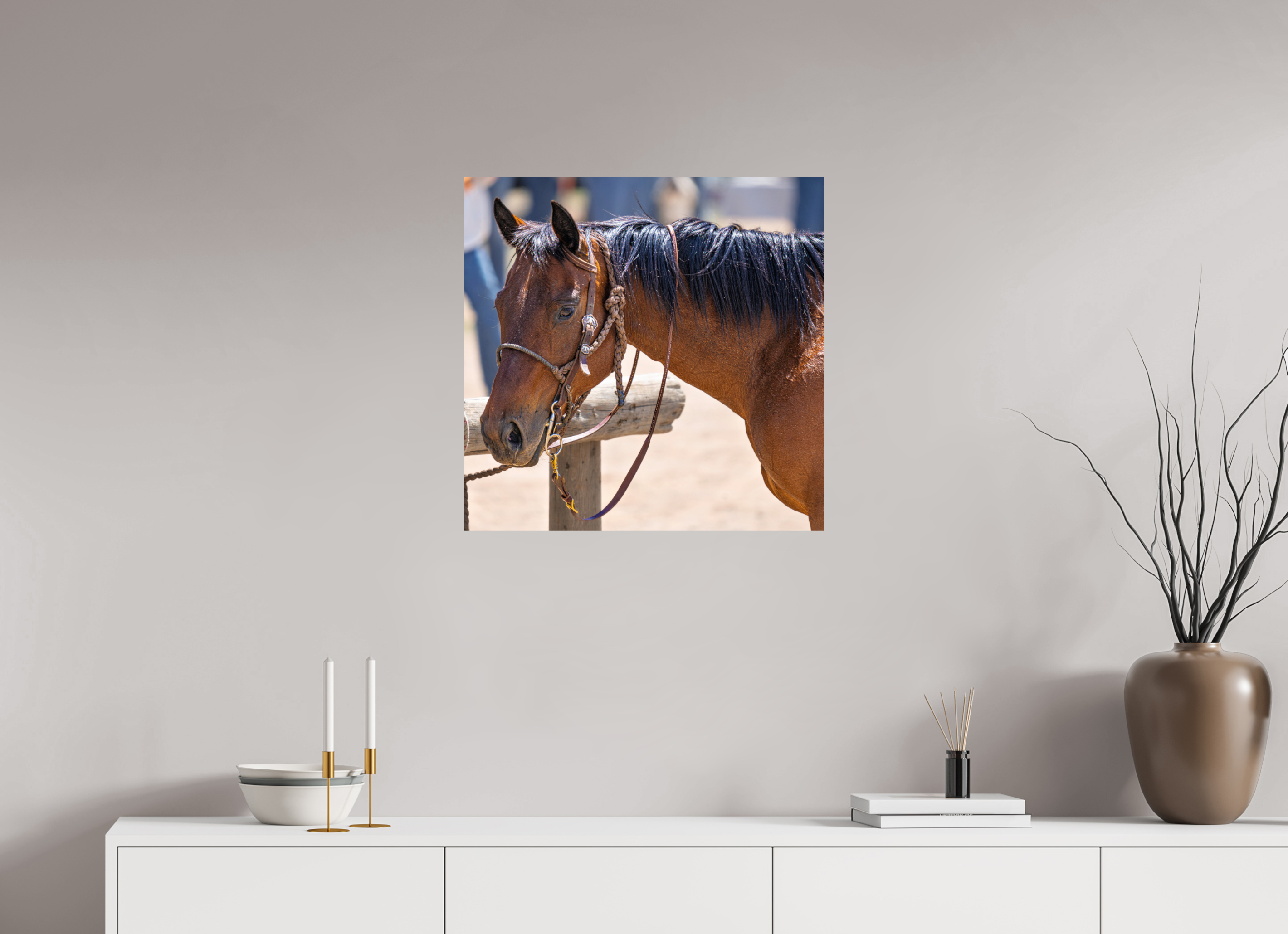 24.4 x 24″, PHOTO PAPER Pack Horse Portrait 15 Web Exclusive