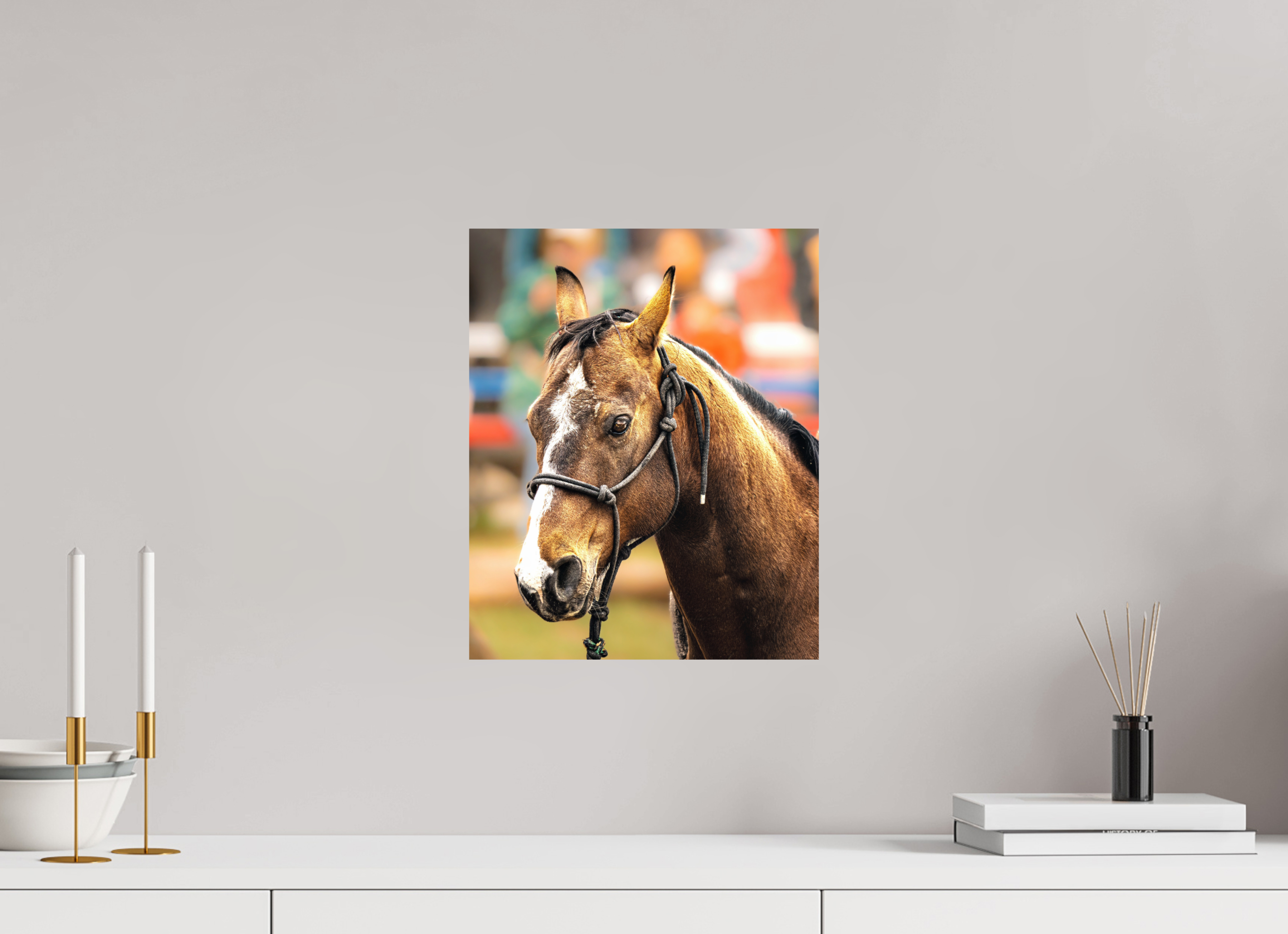 12 x 14.8″, METAL Pack Horse Portrait 9 Web Exclusive