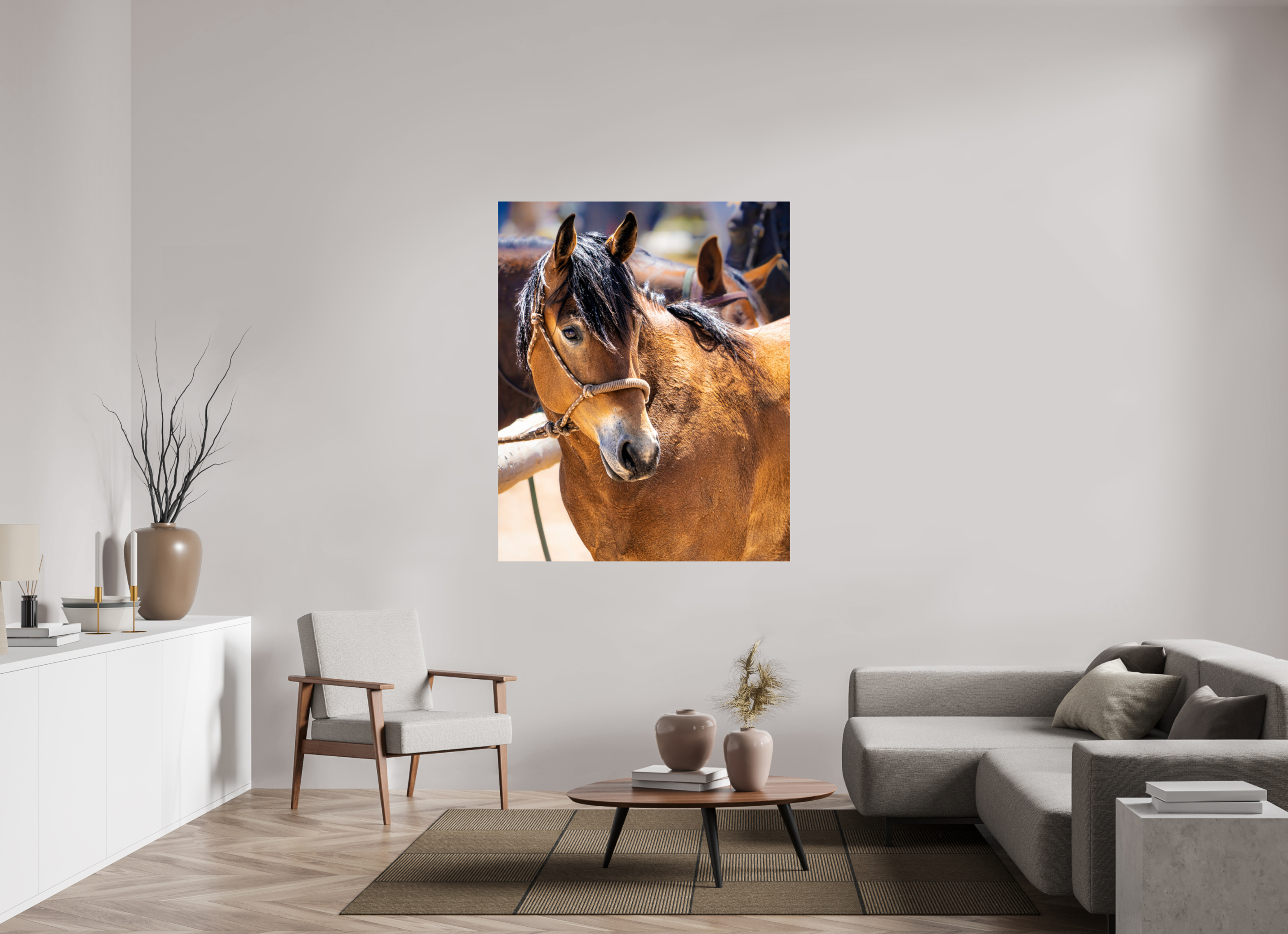 47 x 58″, PHOTO PAPER Pack Horse Portrait 5