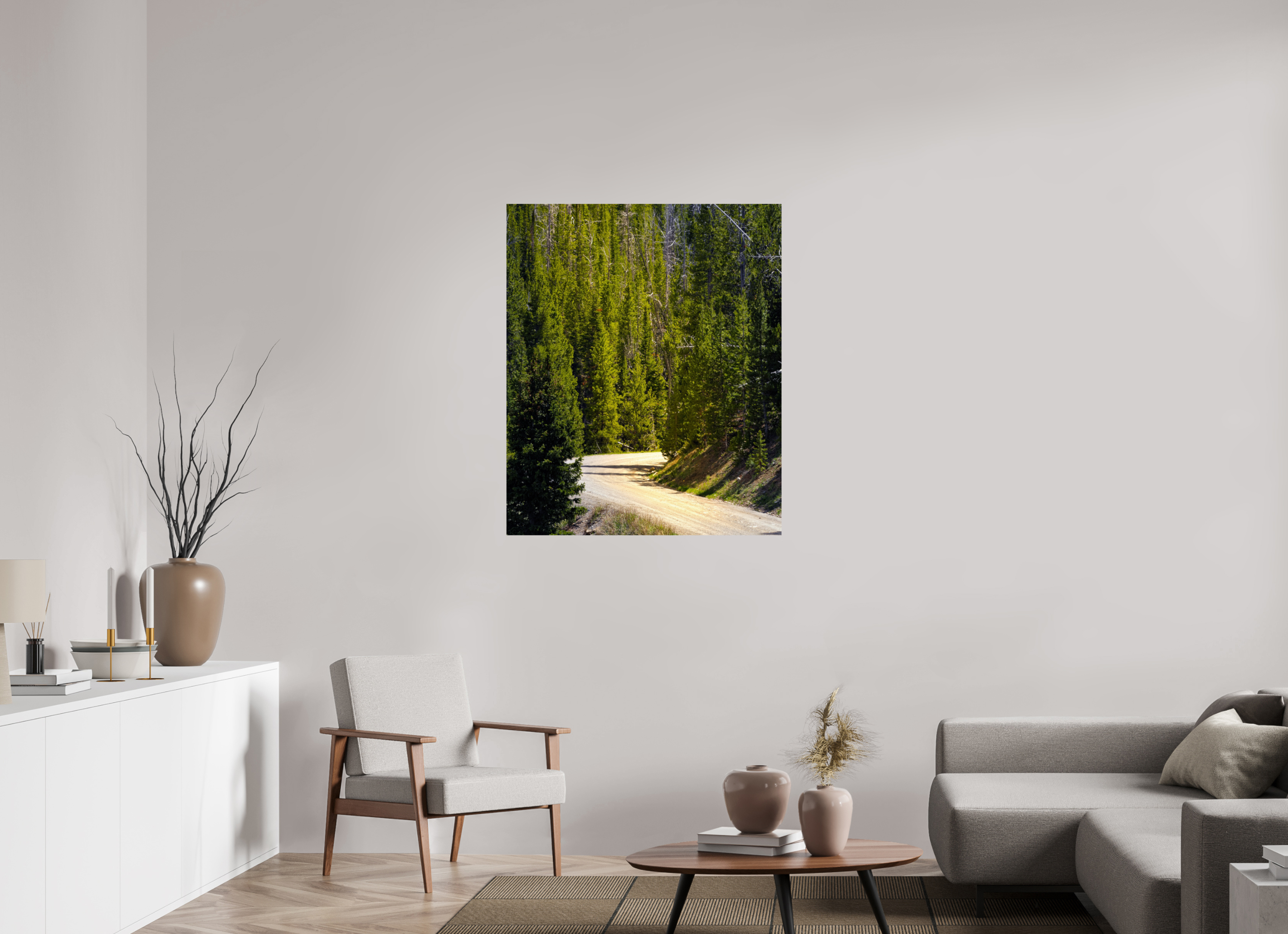 35 x 42.2″, METAL Wyoming