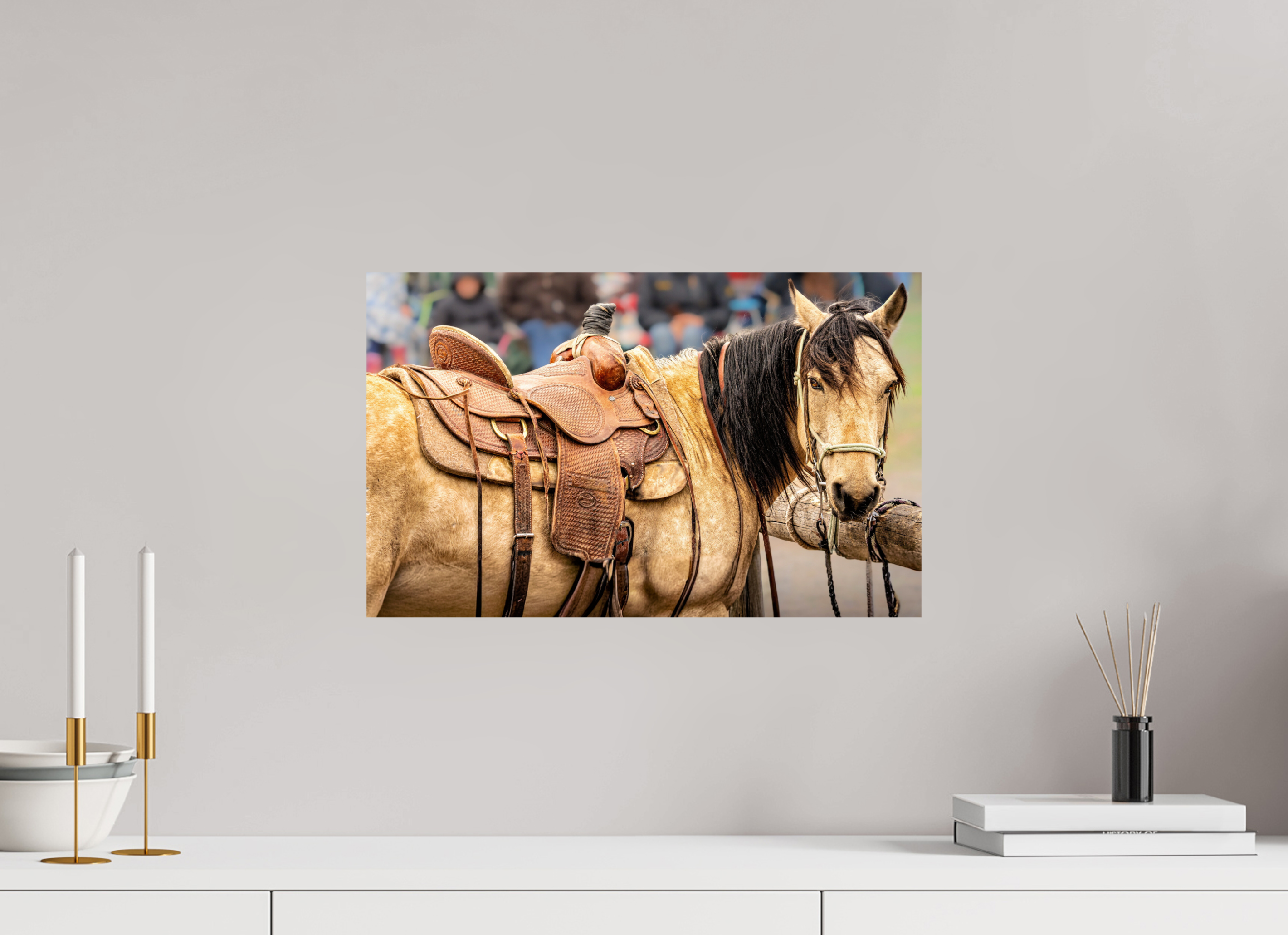 19.3 x 12″, PHOTO PAPER Pack Horse Portrait 7