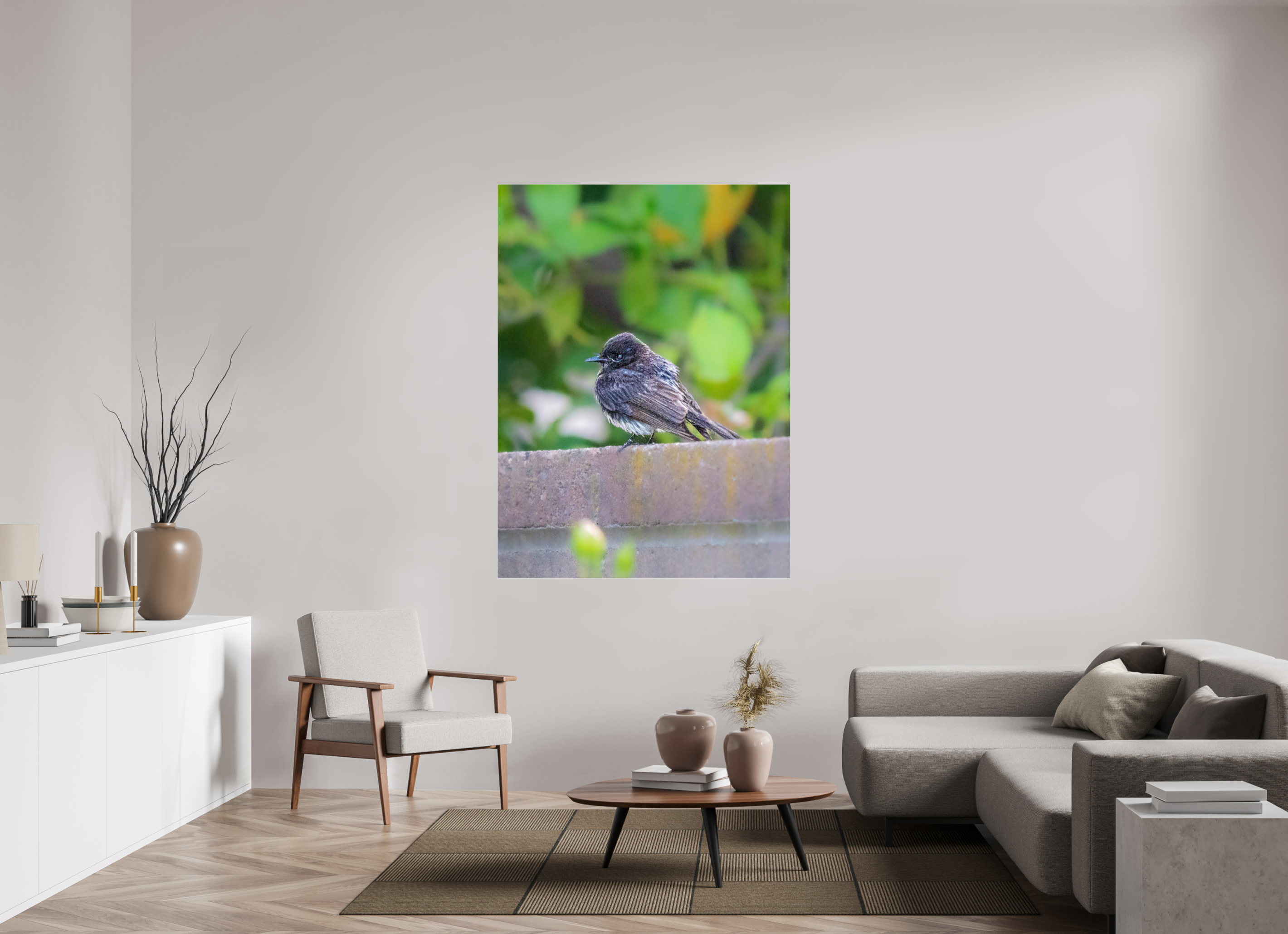 47 x 63.3″, ACRYLIC Bird