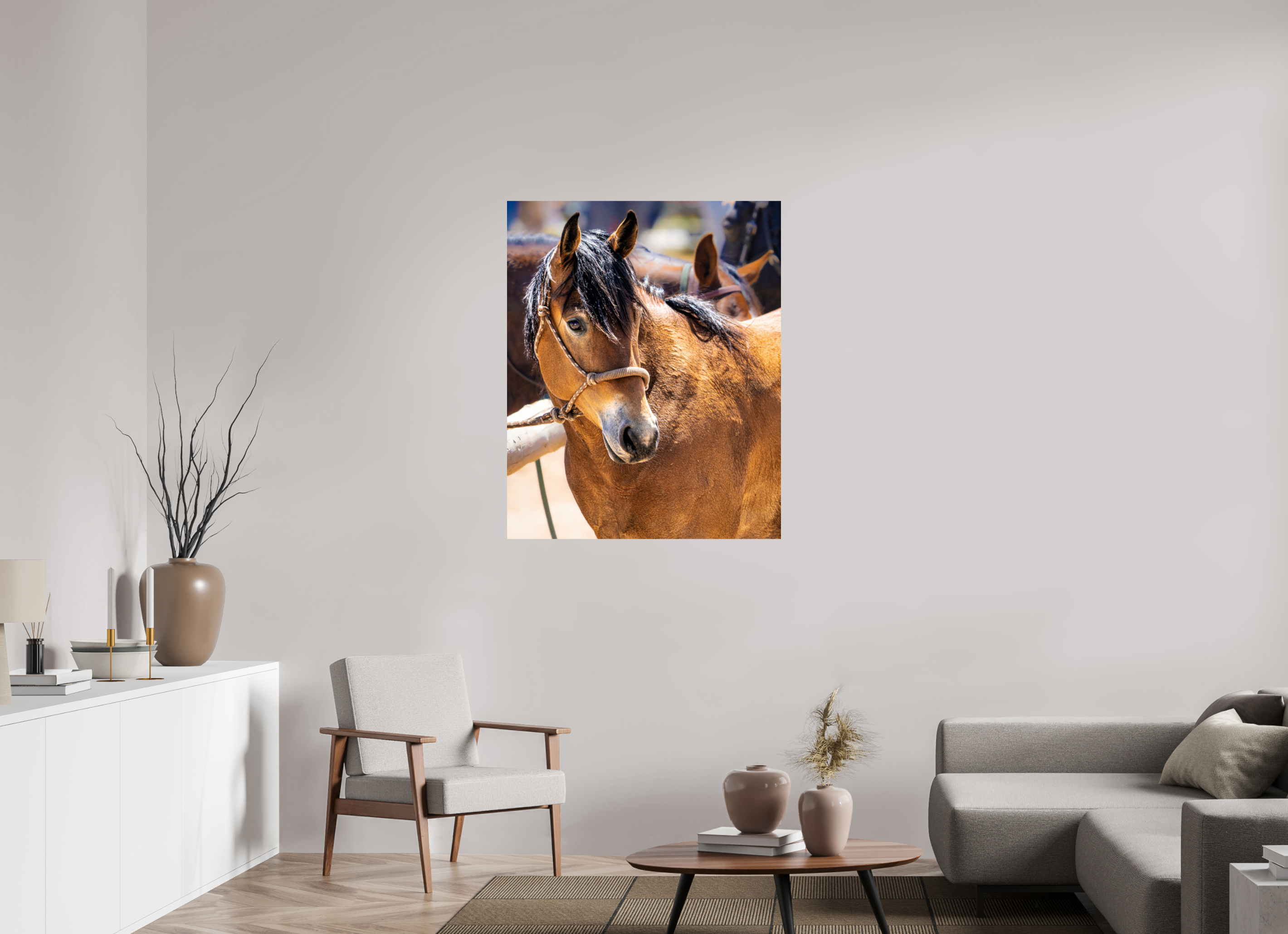 35 x 43.2″, PHOTO PAPER Pack Horse Portrait 5