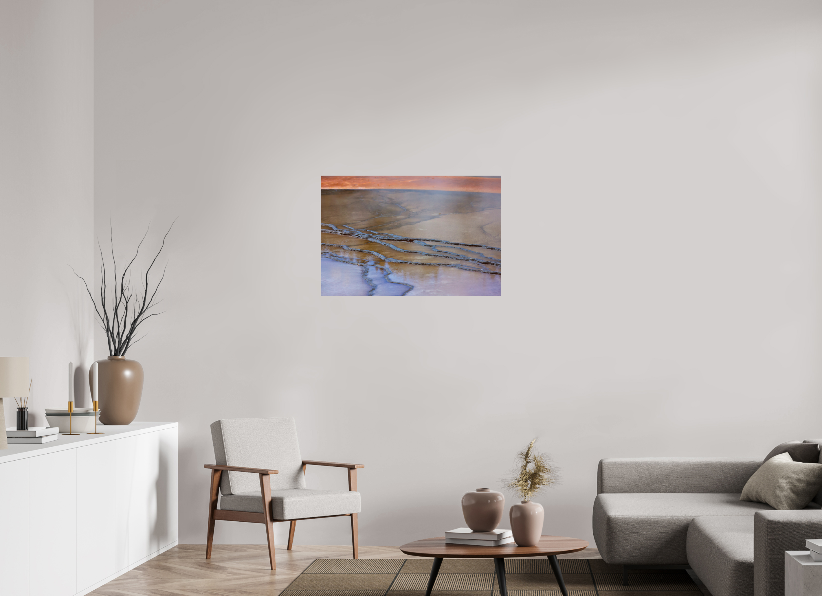 36 x 24″, METAL Yellowstone