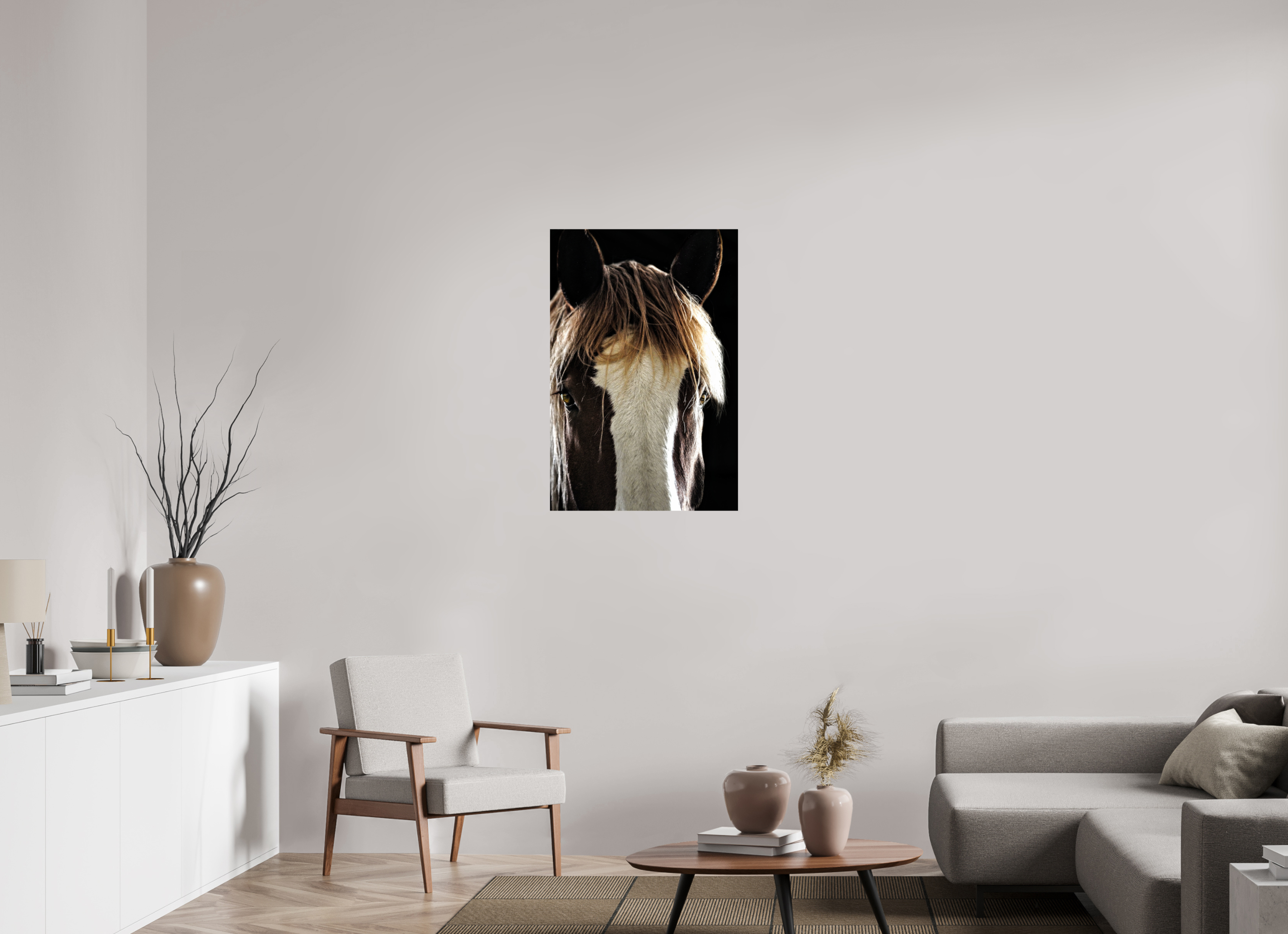 24 x 36″, PHOTO PAPER Tiny Tim Black Background
