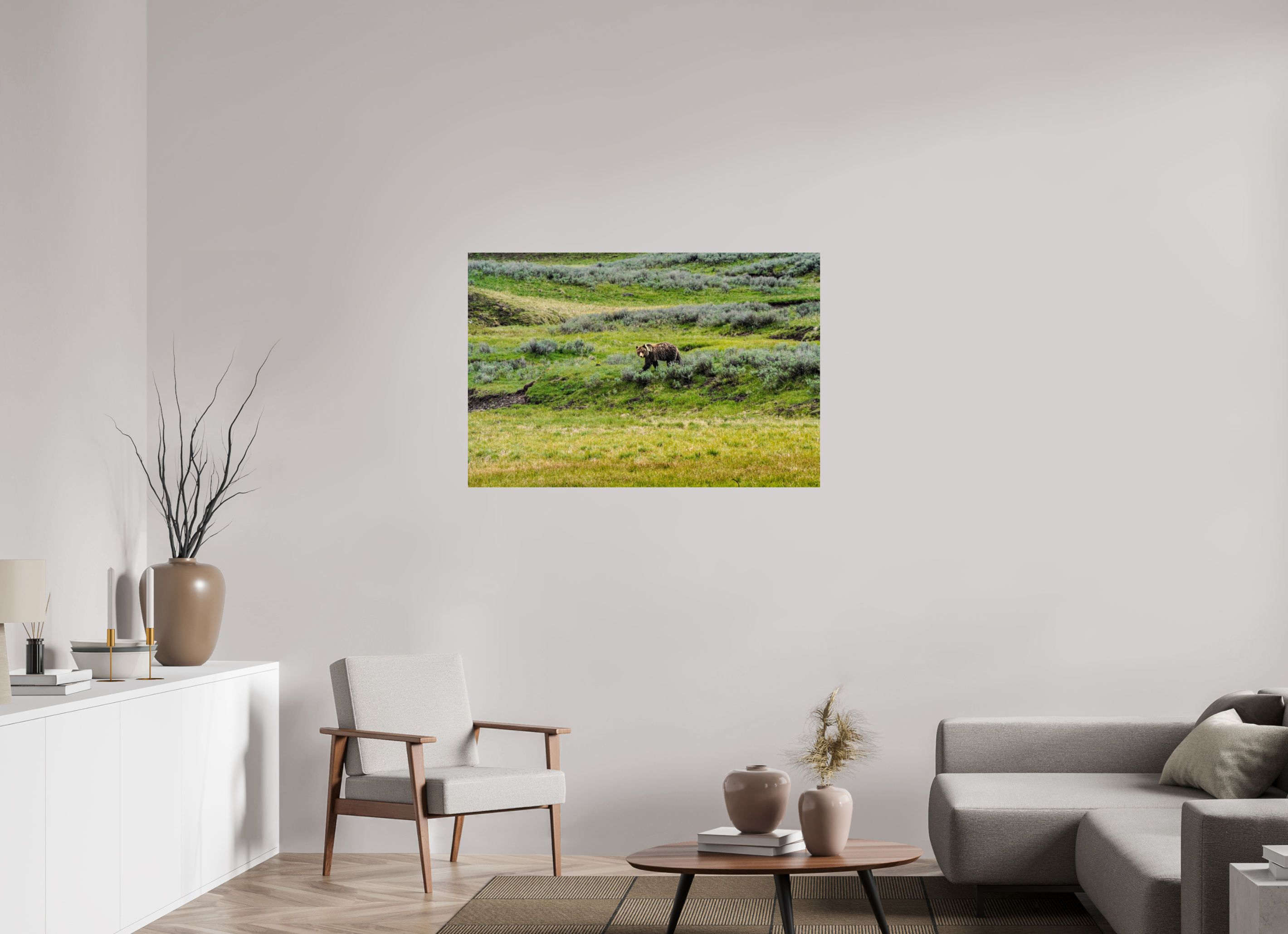 45 x 30″, PHOTO PAPER Bear