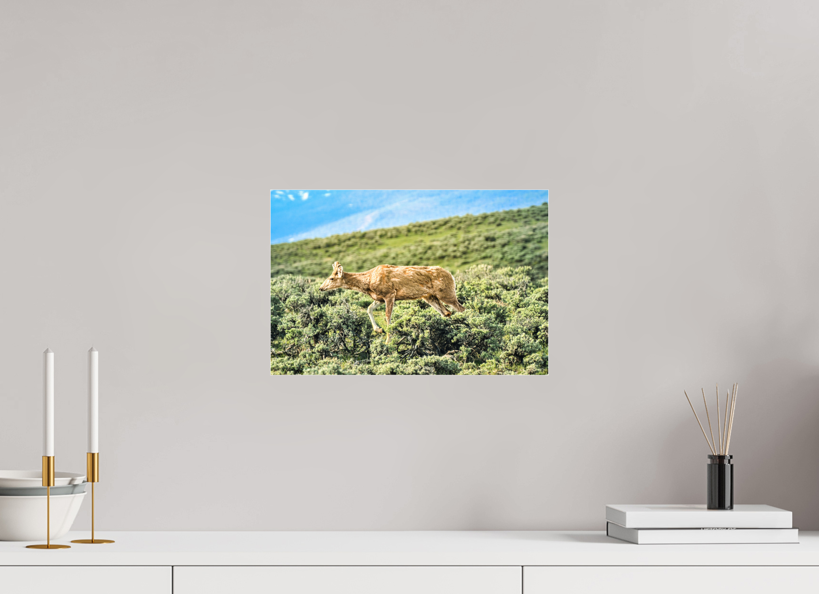 15 x 10″, ACRYLIC Deer