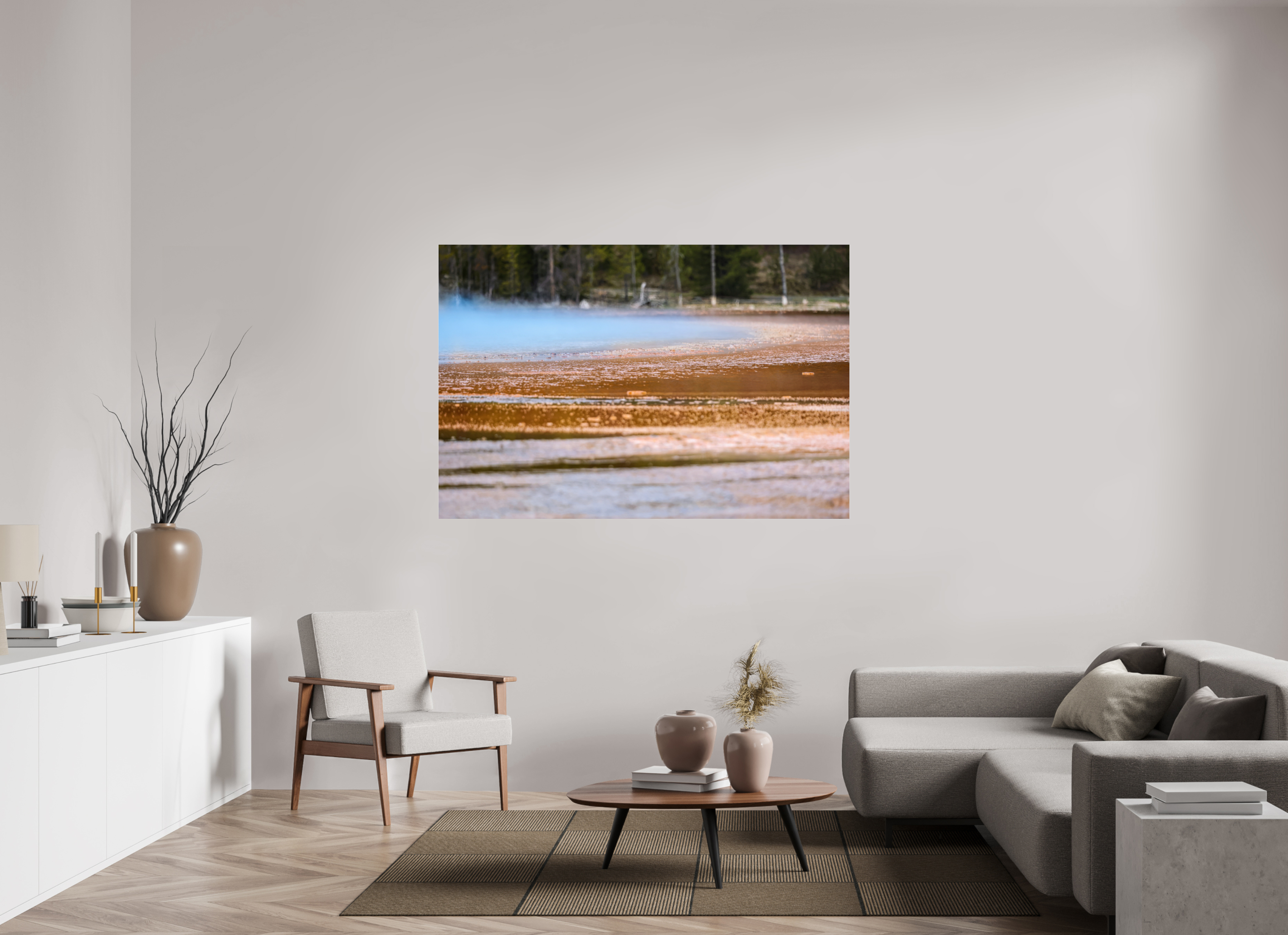 66 x 44″, ACRYLIC Yellowstone