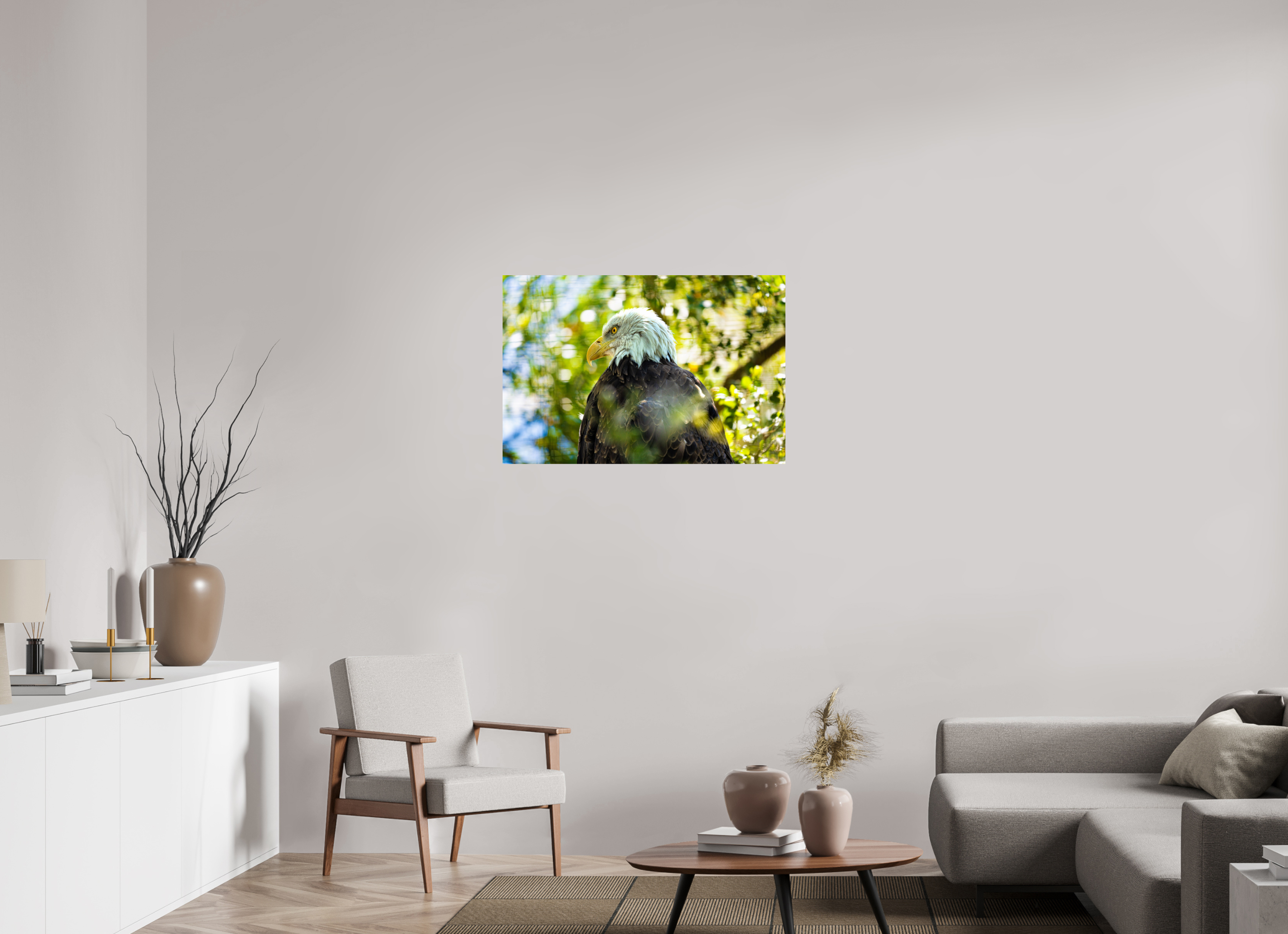 36 x 24″, METAL America 250 Bald Eagle
