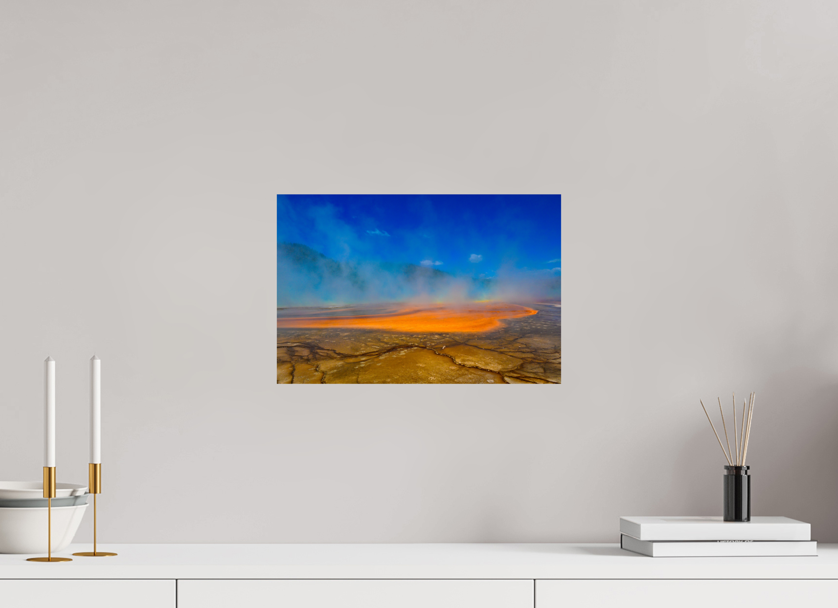 15 x 10″, METAL Yellowstone