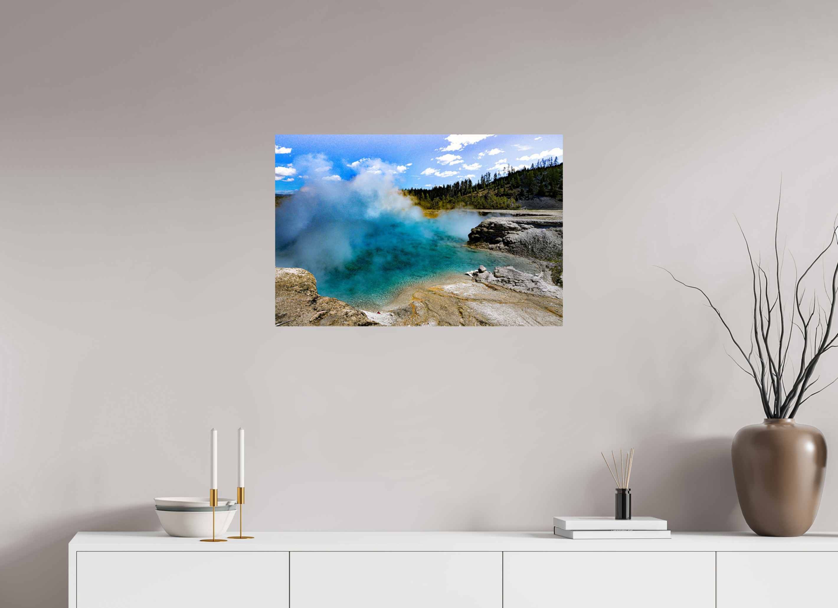 30 x 20″, PHOTO PAPER Yellowstone
