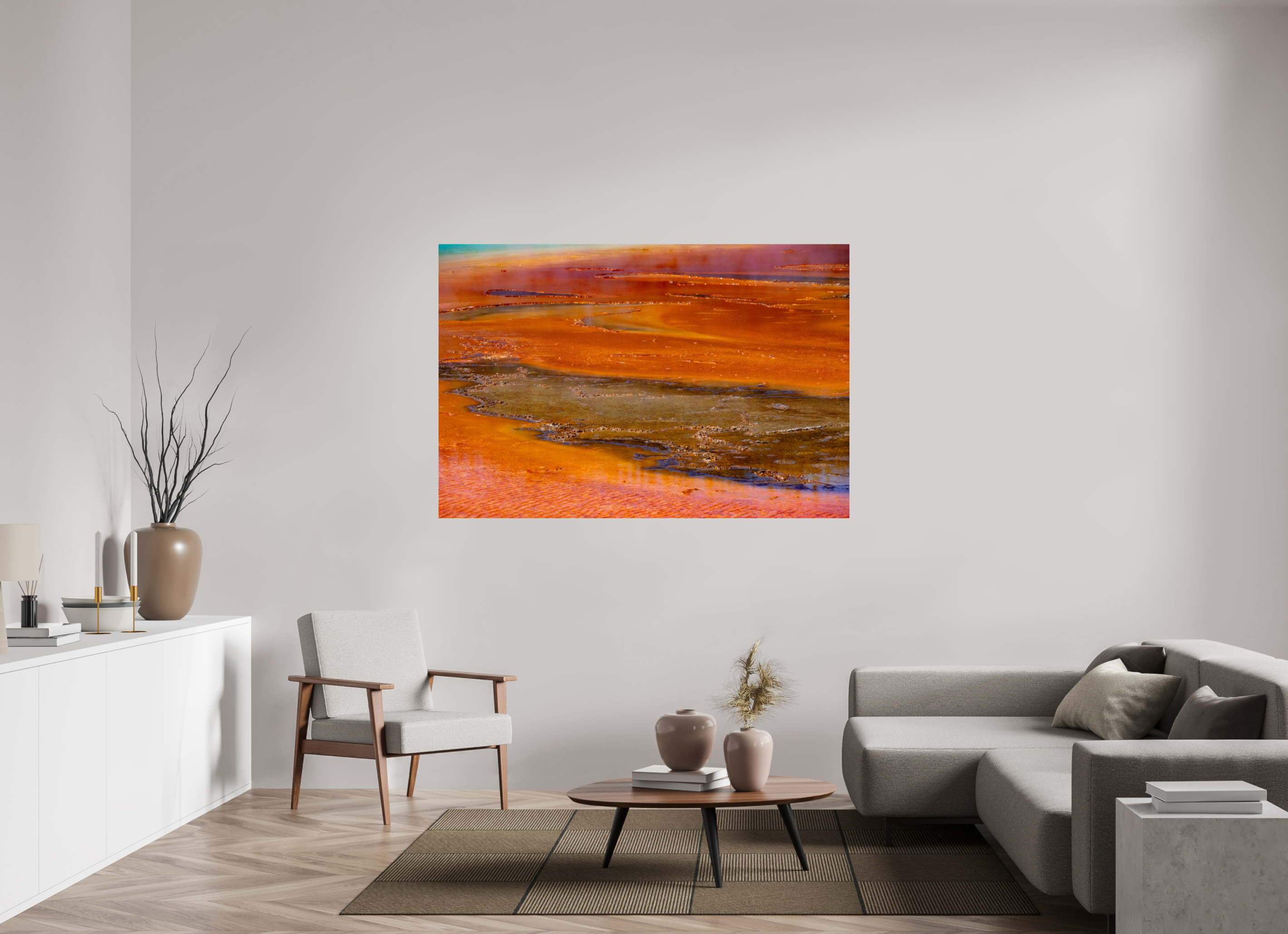 66 x 44″, METAL Yellowstone