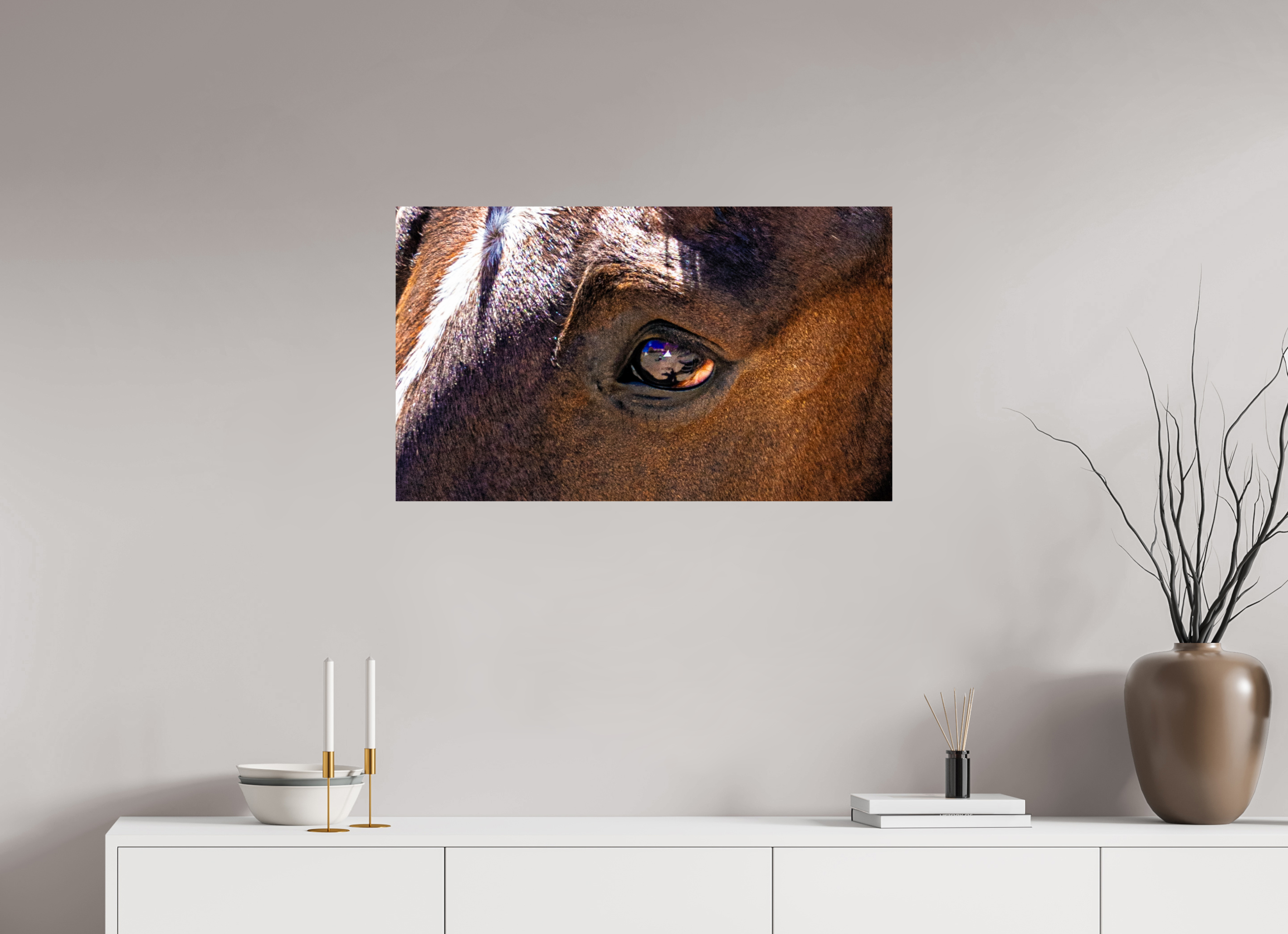33.7 x 20″, PHOTO PAPER Pack Horse Eye