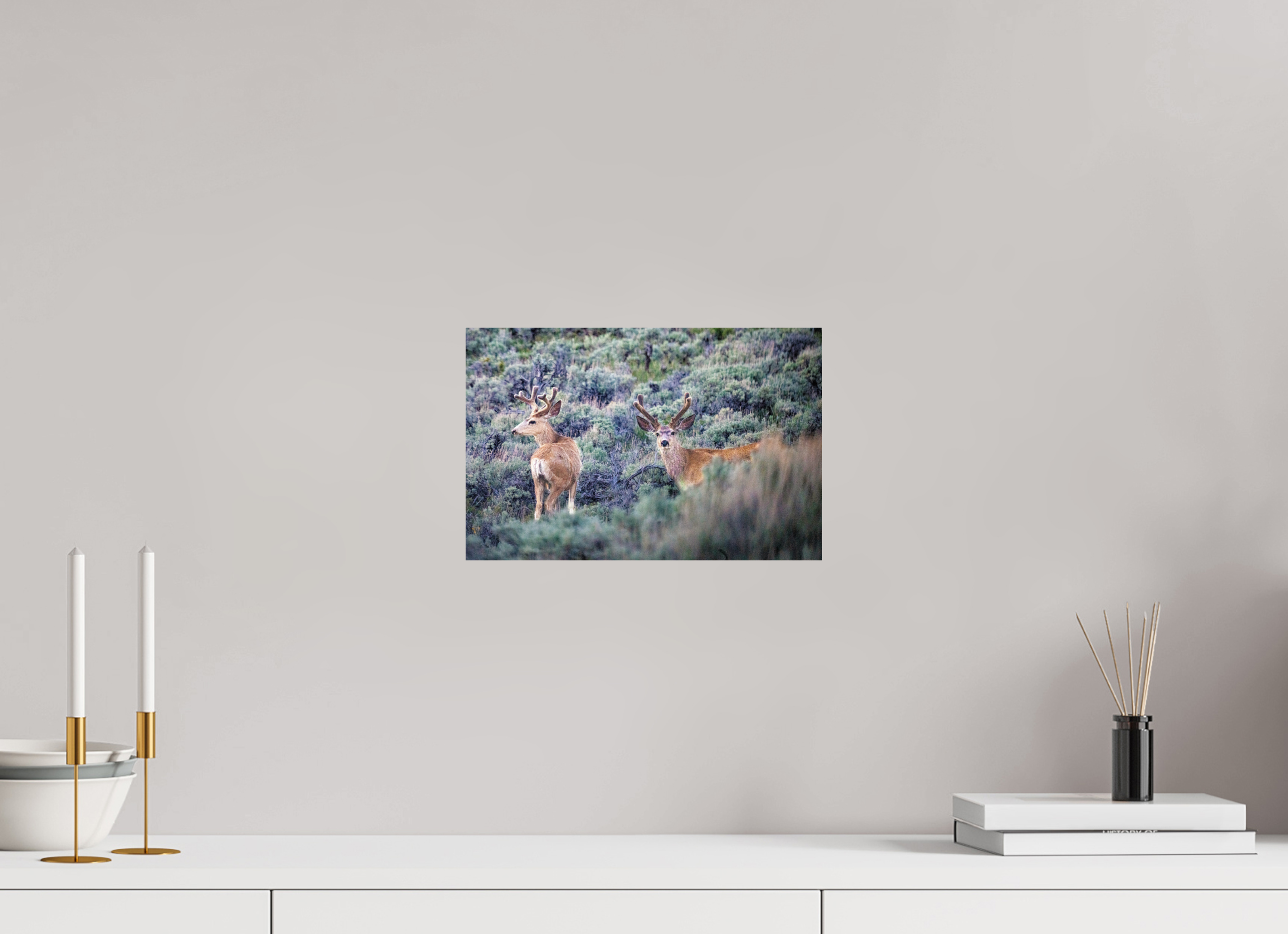 12.2 x 8″, METAL Deer