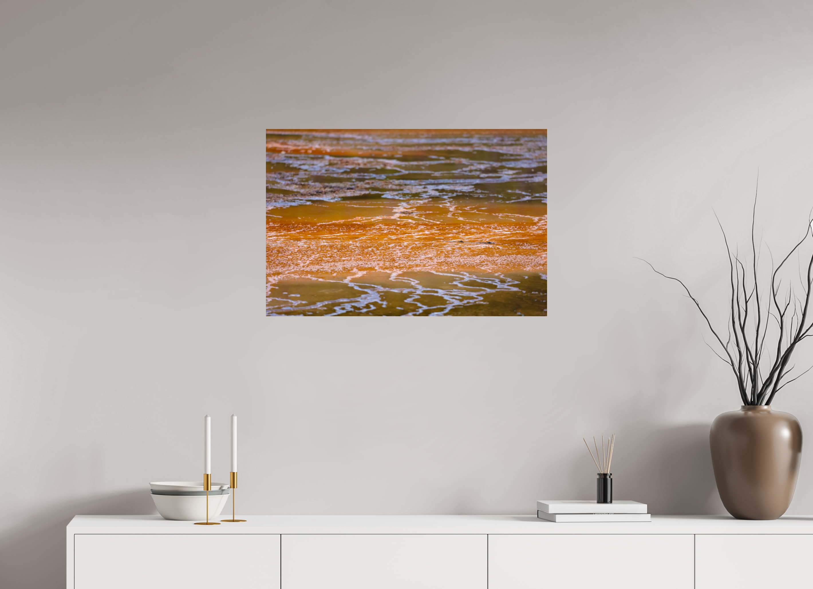 30 x 20″, METAL Yellowstone