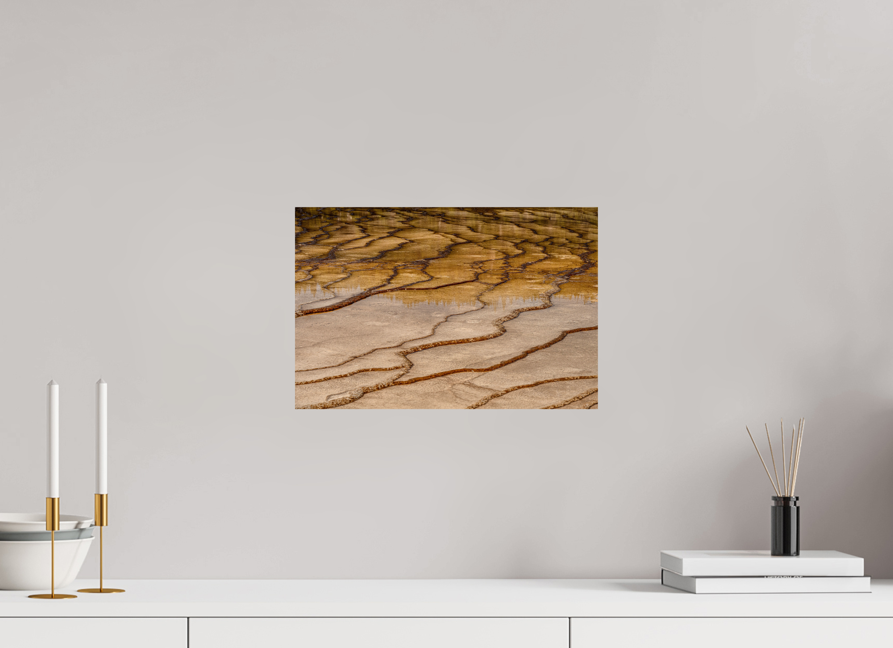 15 x 10″, METAL Yellowstone