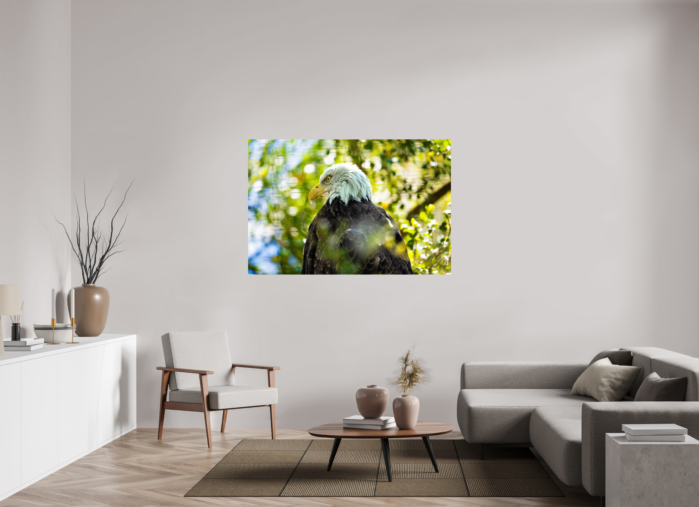 60 x 40″, METAL America 250 Bald Eagle