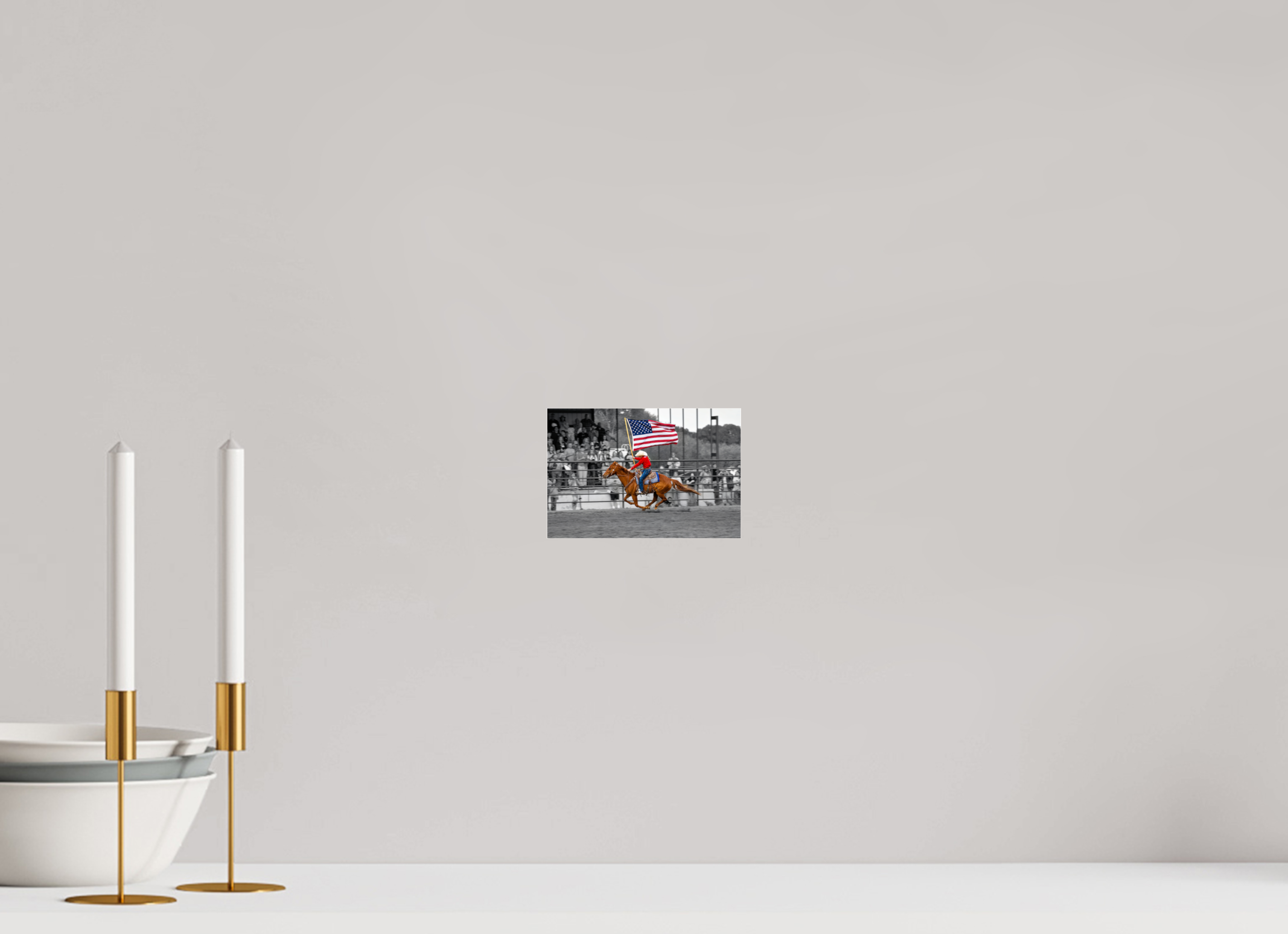 6 x 4″, ACRYLIC America 250 Flag Rider 7