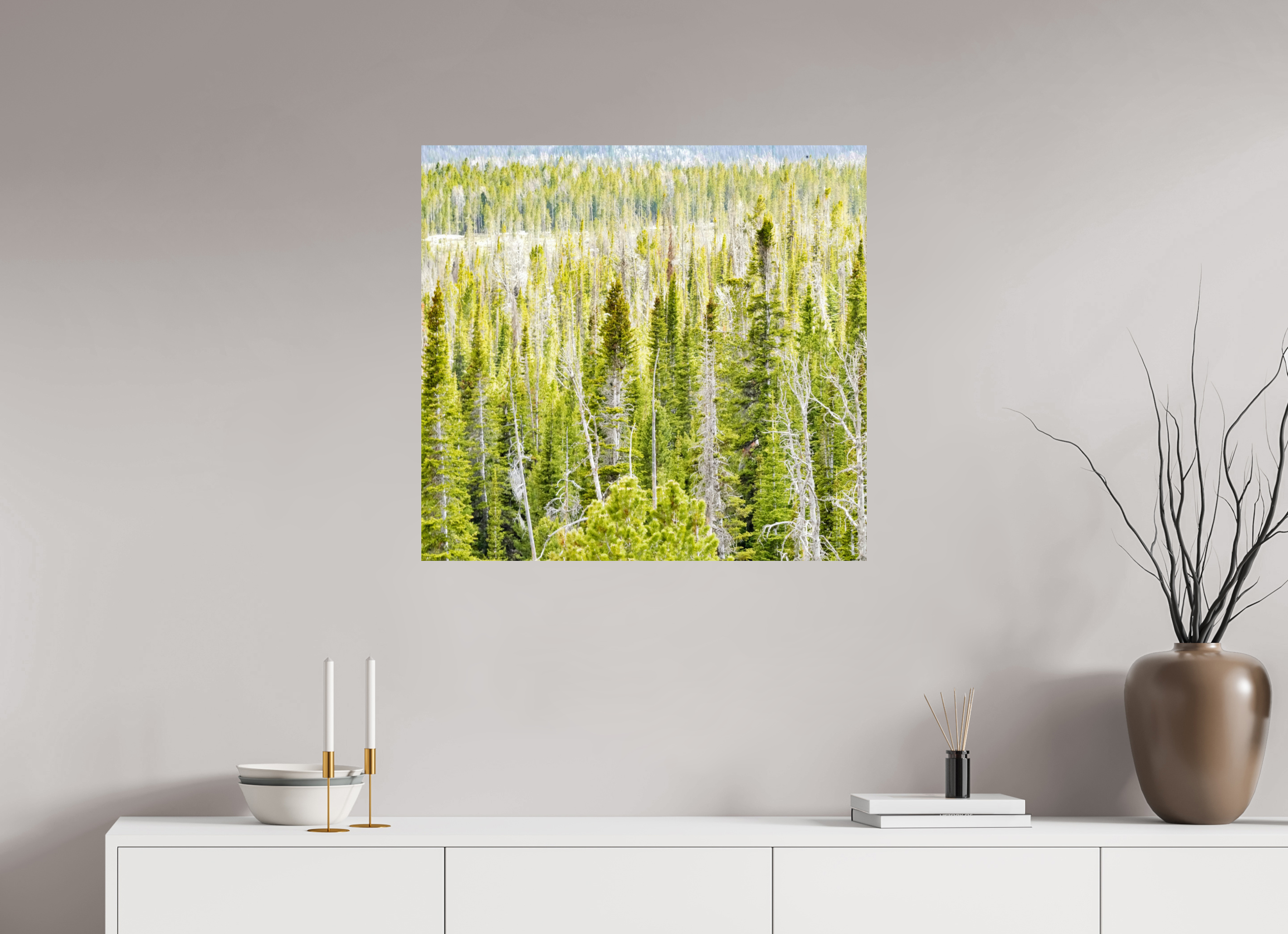 30 x 28″, METAL Wyoming