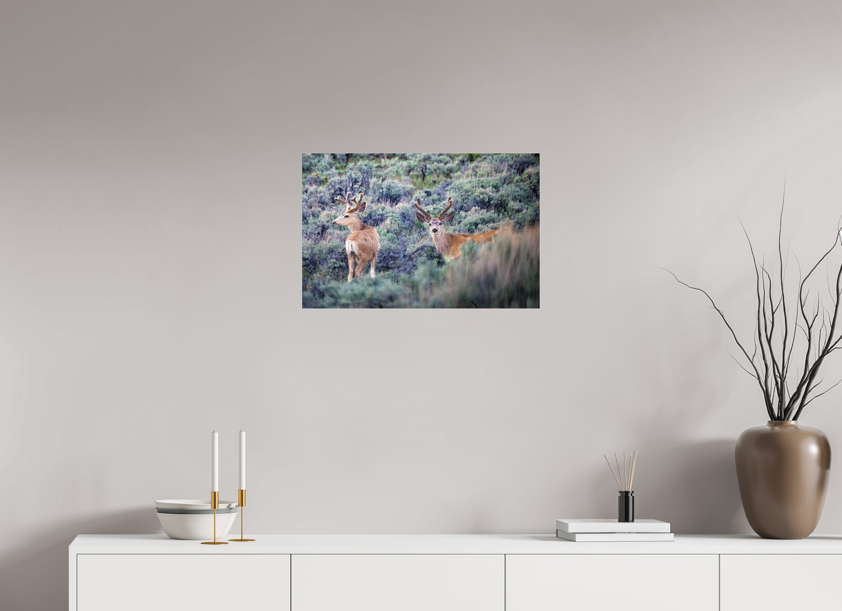 24.5 x 16″, ACRYLIC Deer