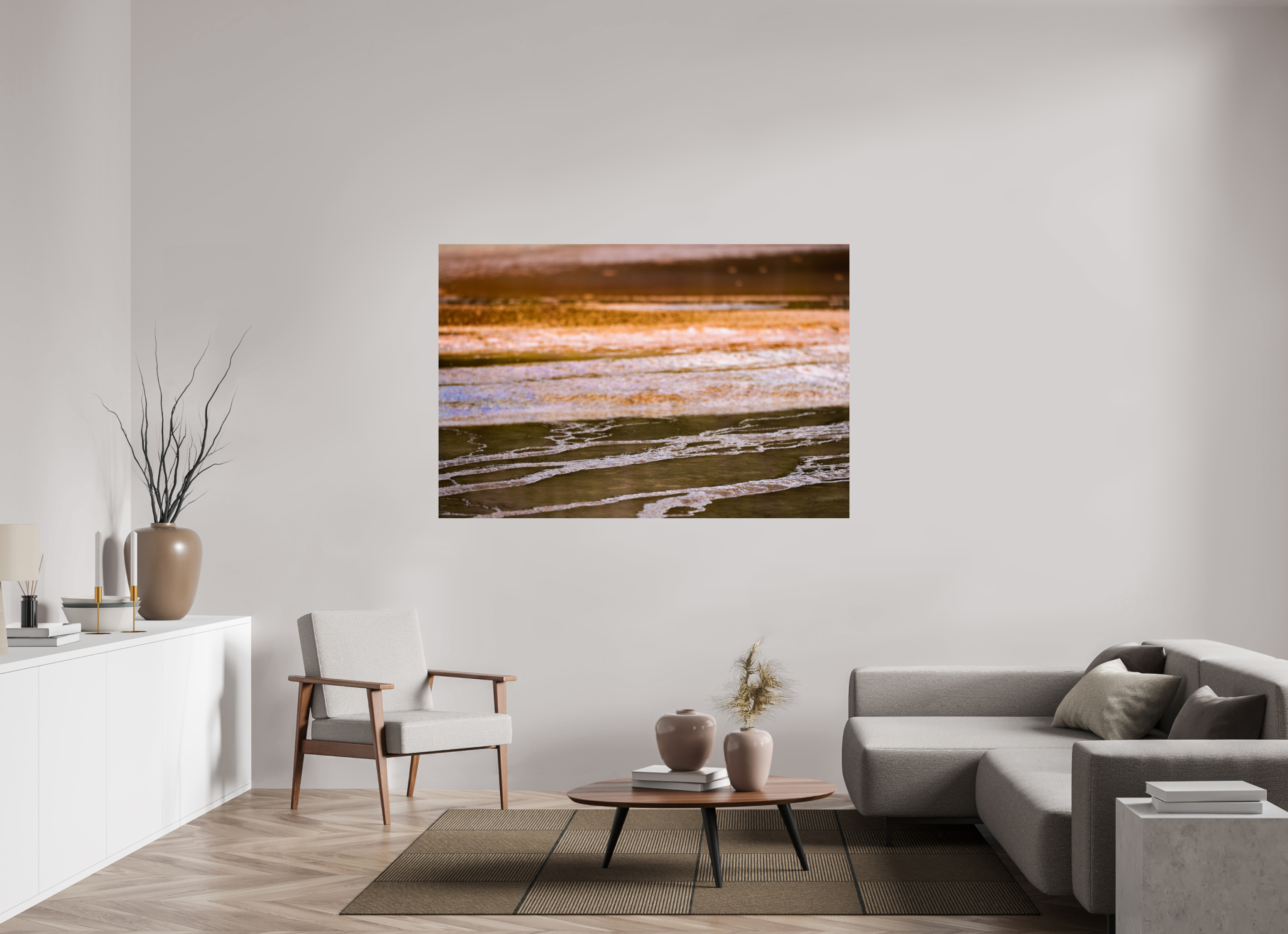 66 x 44″, METAL Yellowstone