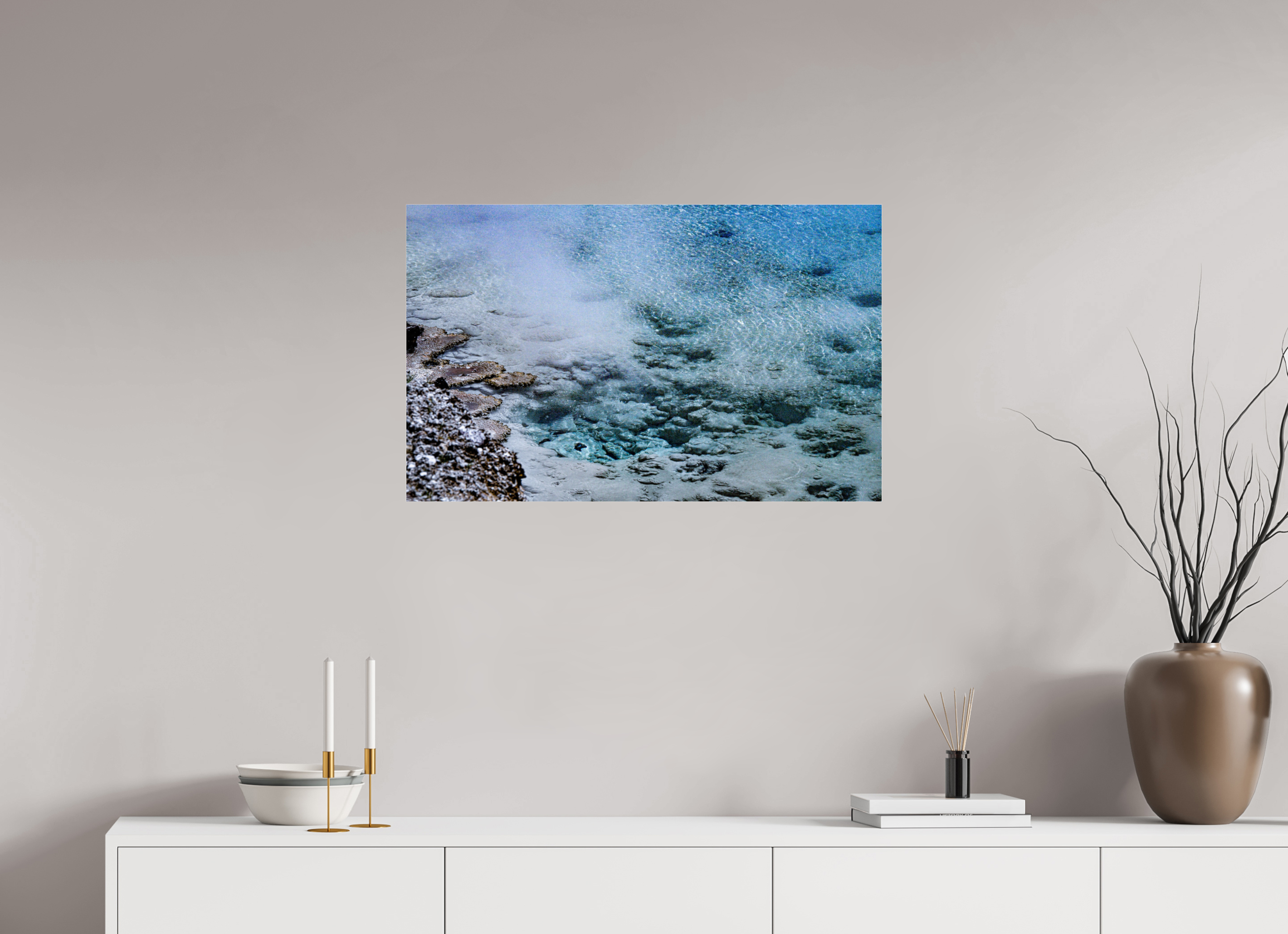 32 x 20″, ACRYLIC Yellowstone