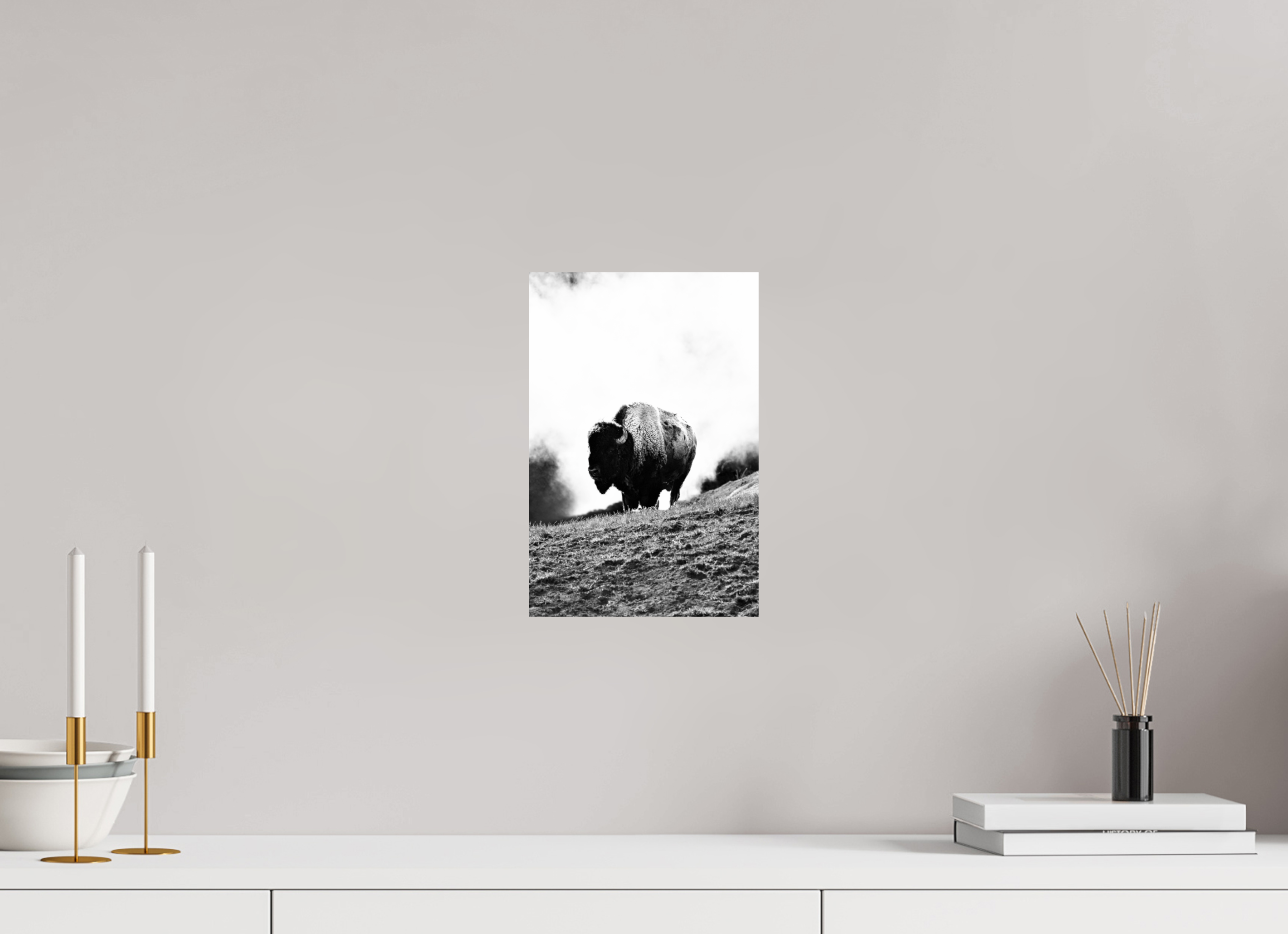 8 x 12″, PHOTO PAPER Bison Monochrome