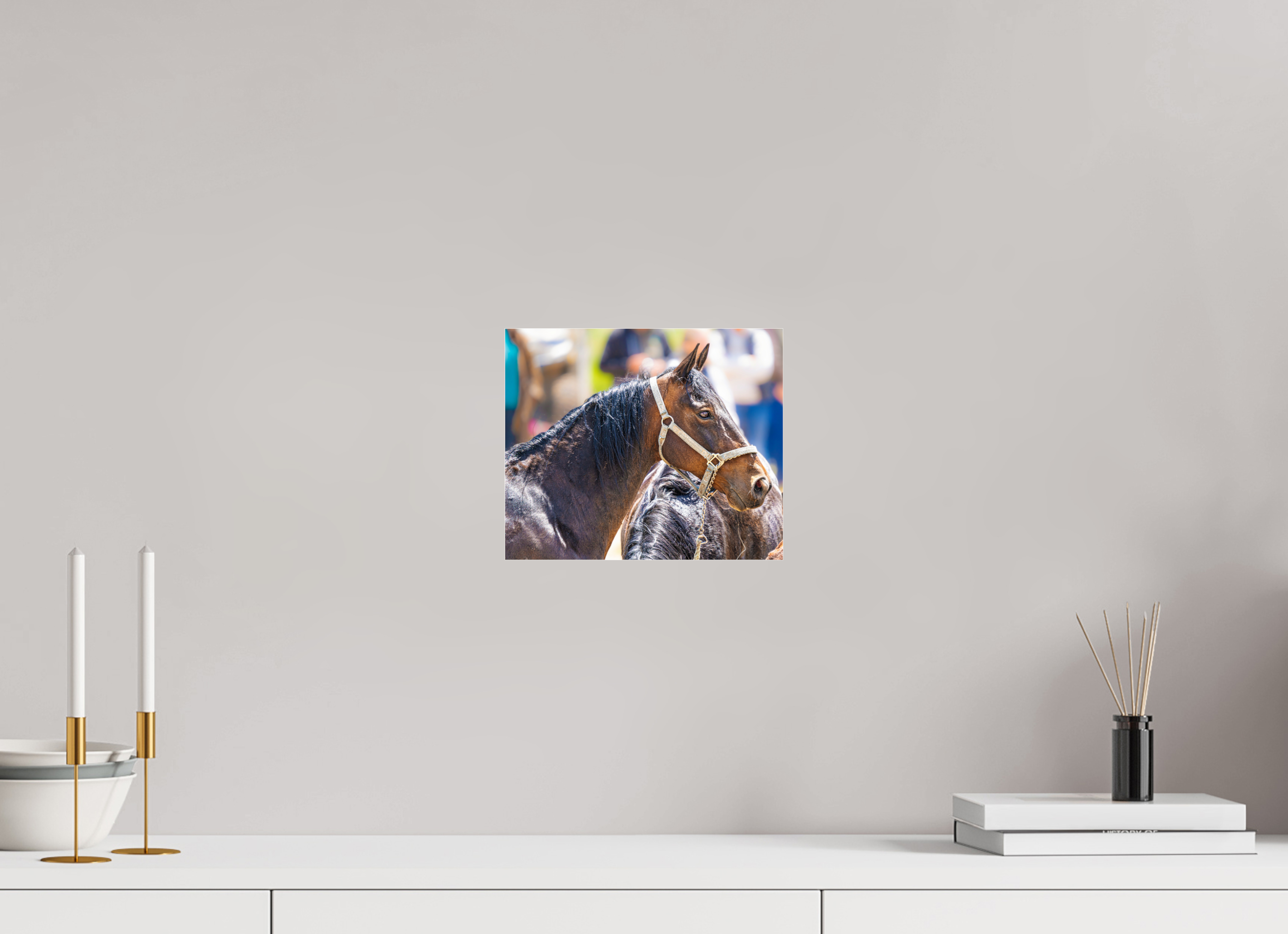 9.6 x 8″, ACRYLIC Pack Horse Portrait 14 Web Exclusive