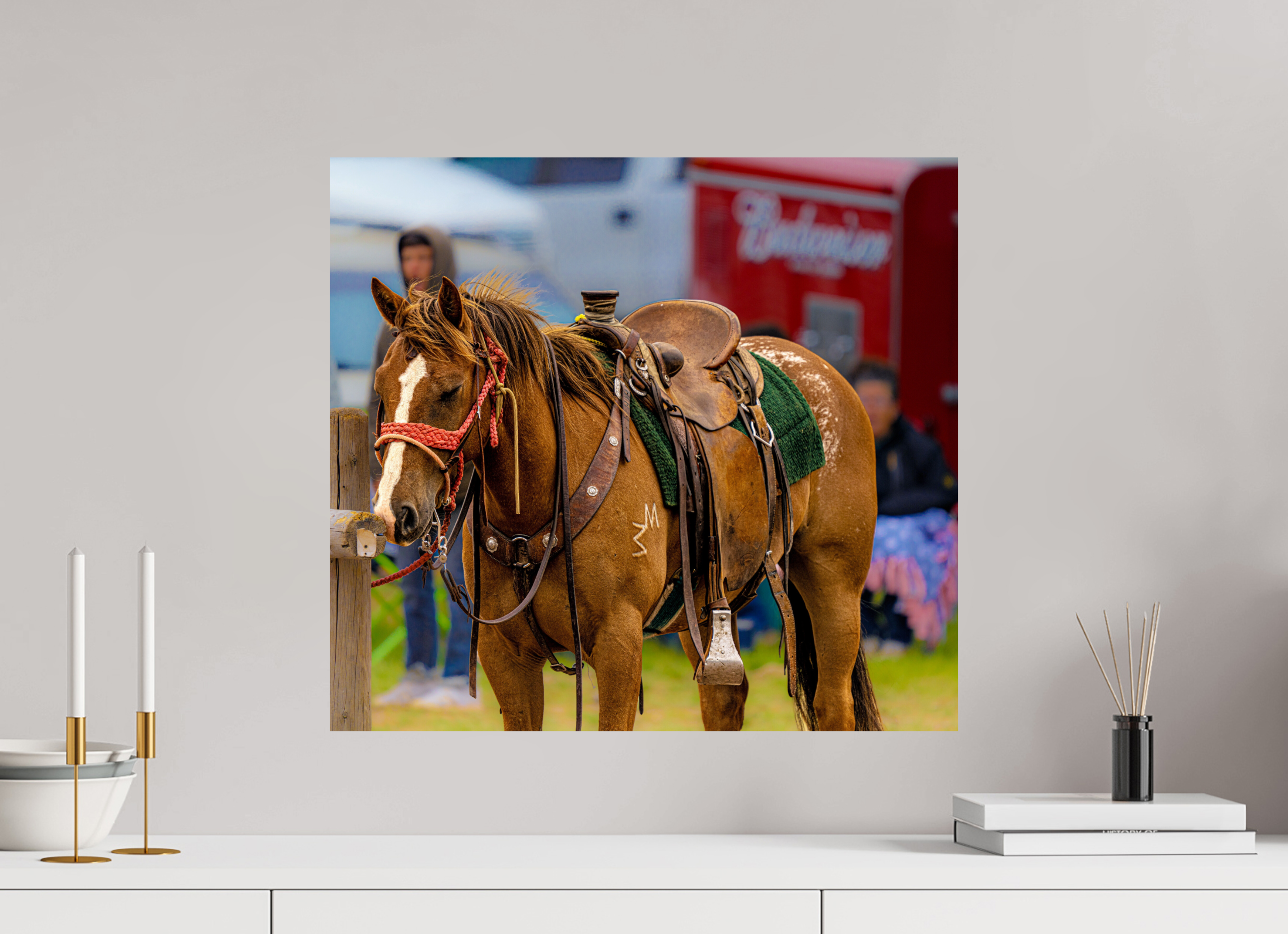 21.9 x 20″, PHOTO PAPER Pack Horse Portrait 18 Web Exclusive