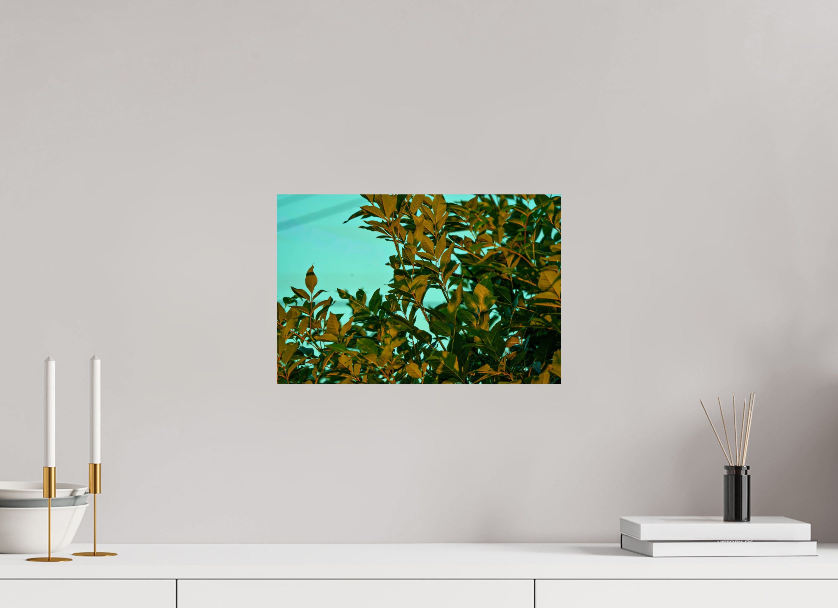 15 x 10″, METAL Leaves