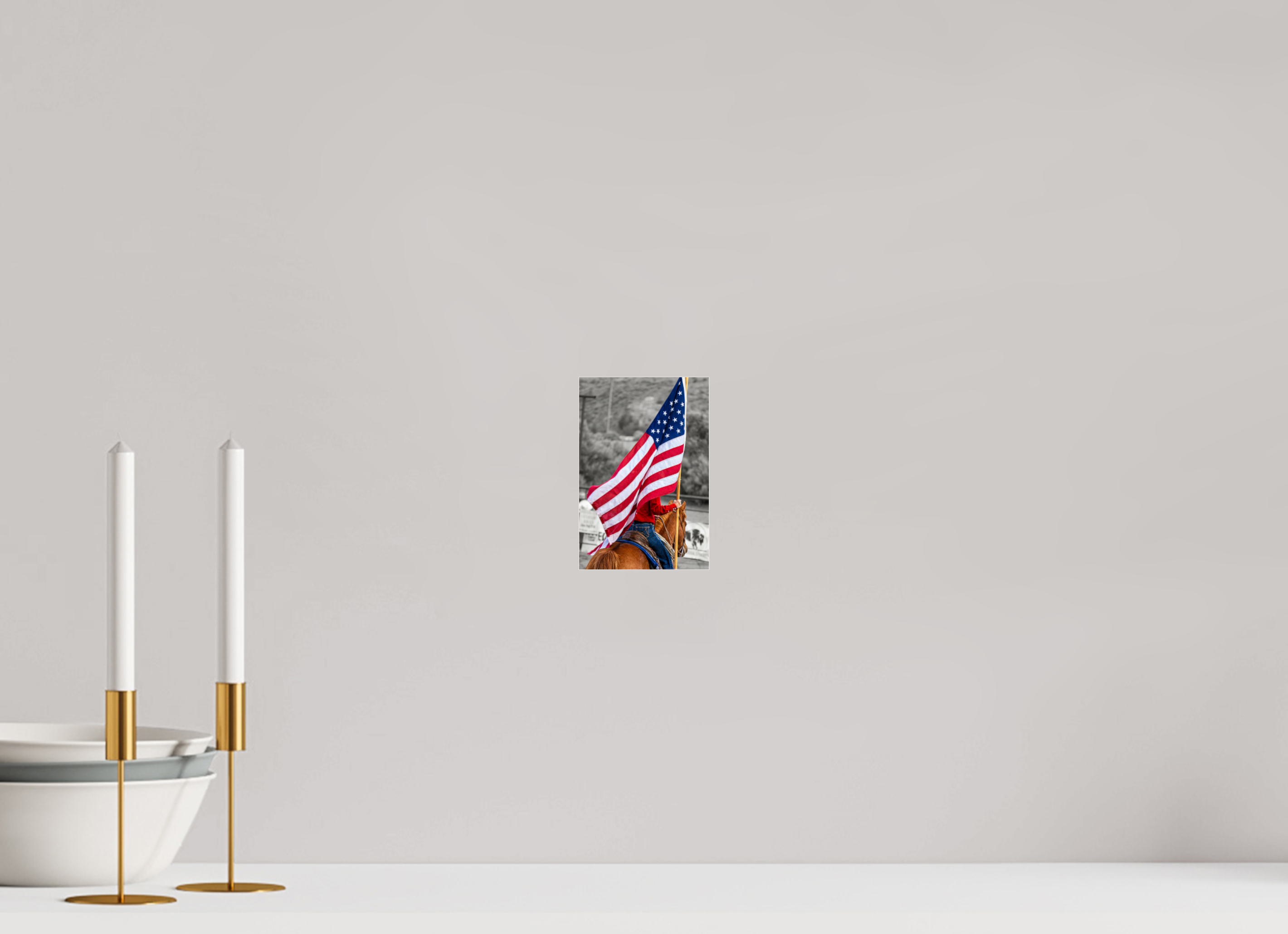 4 x 5.9″, ACRYLIC America 250 Flag Rider 9