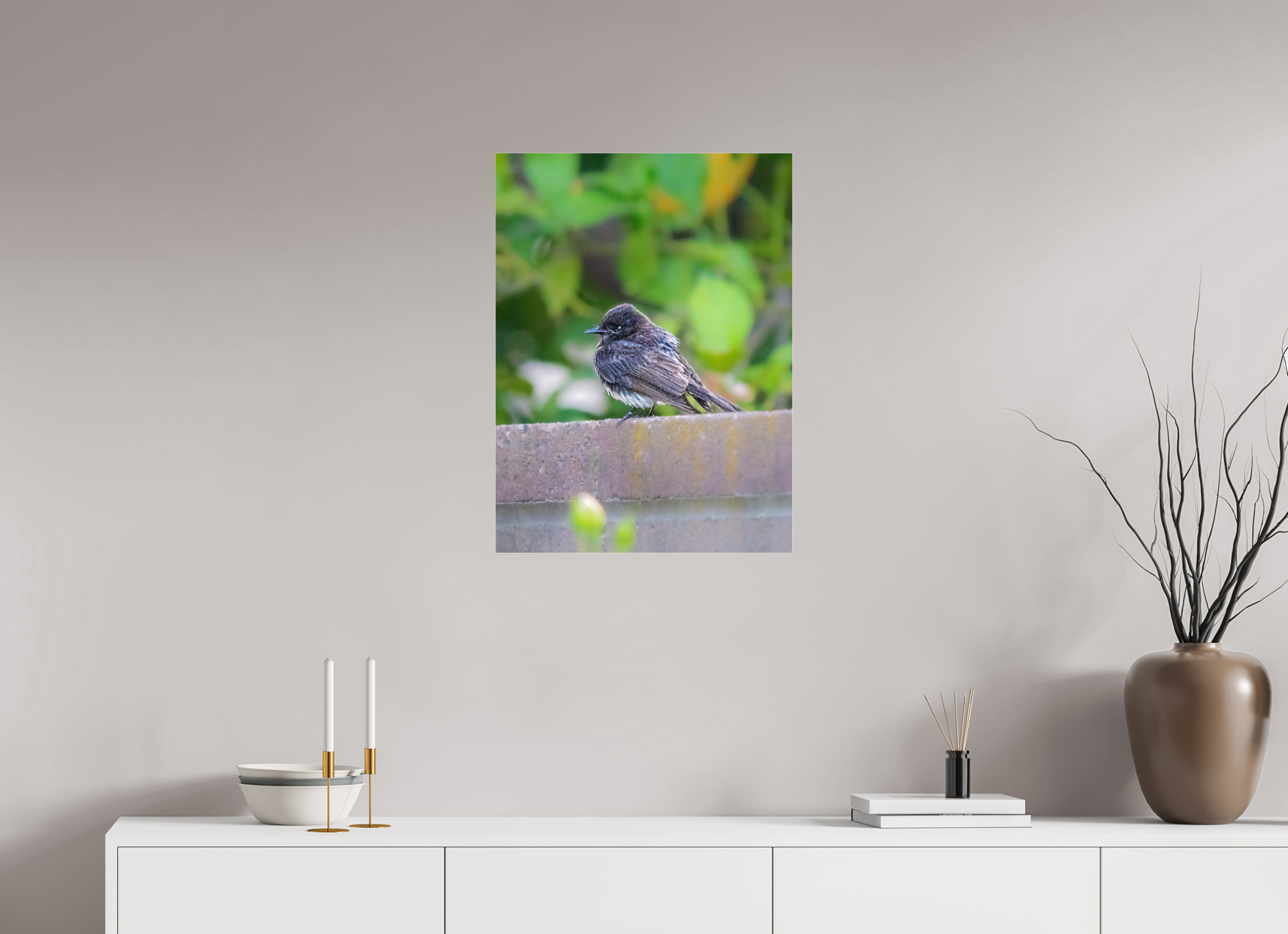 20 x 26.9″, ACRYLIC Bird