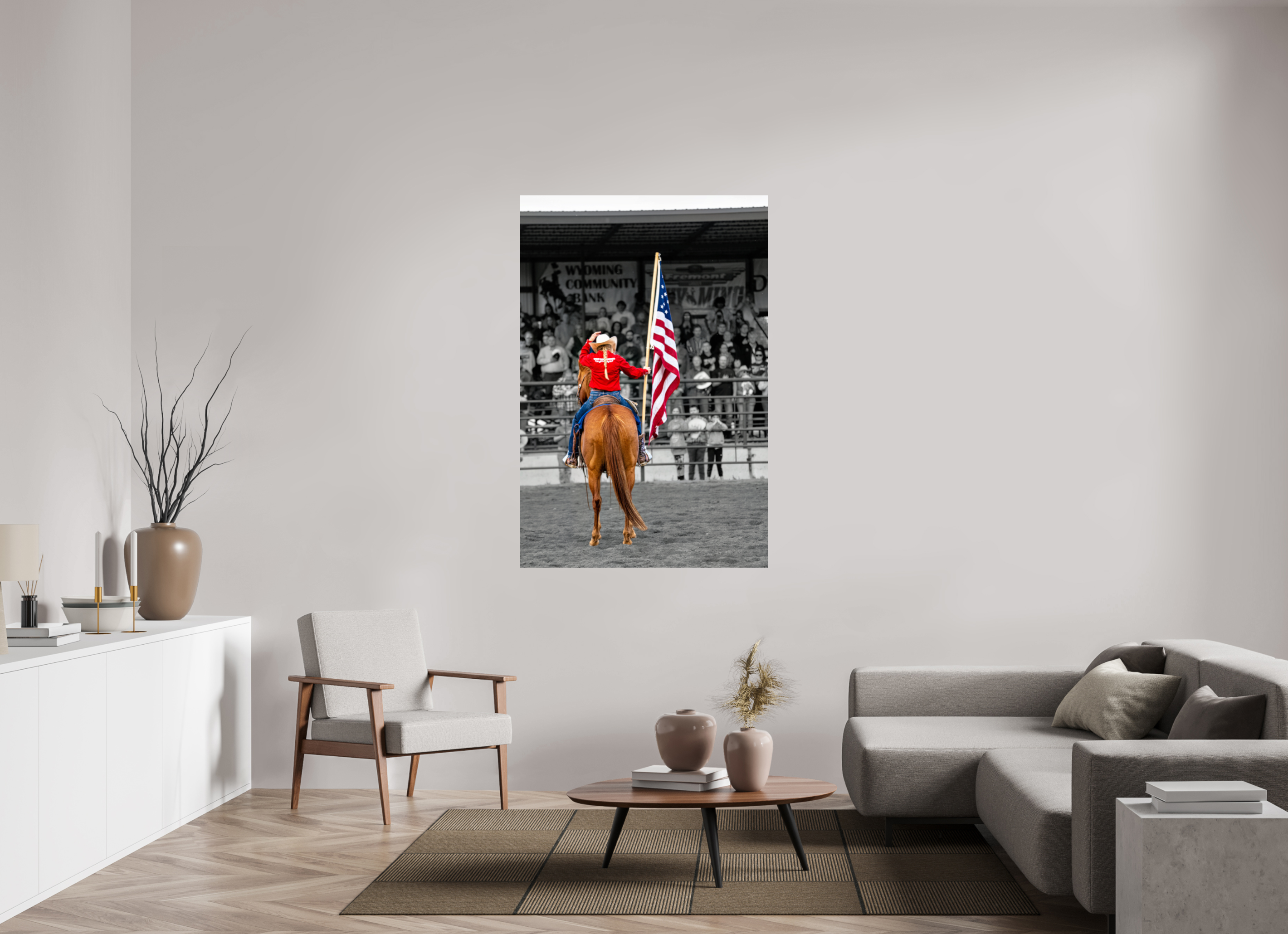 40 x 60″, PHOTO PAPER America 250 Hidden Cross