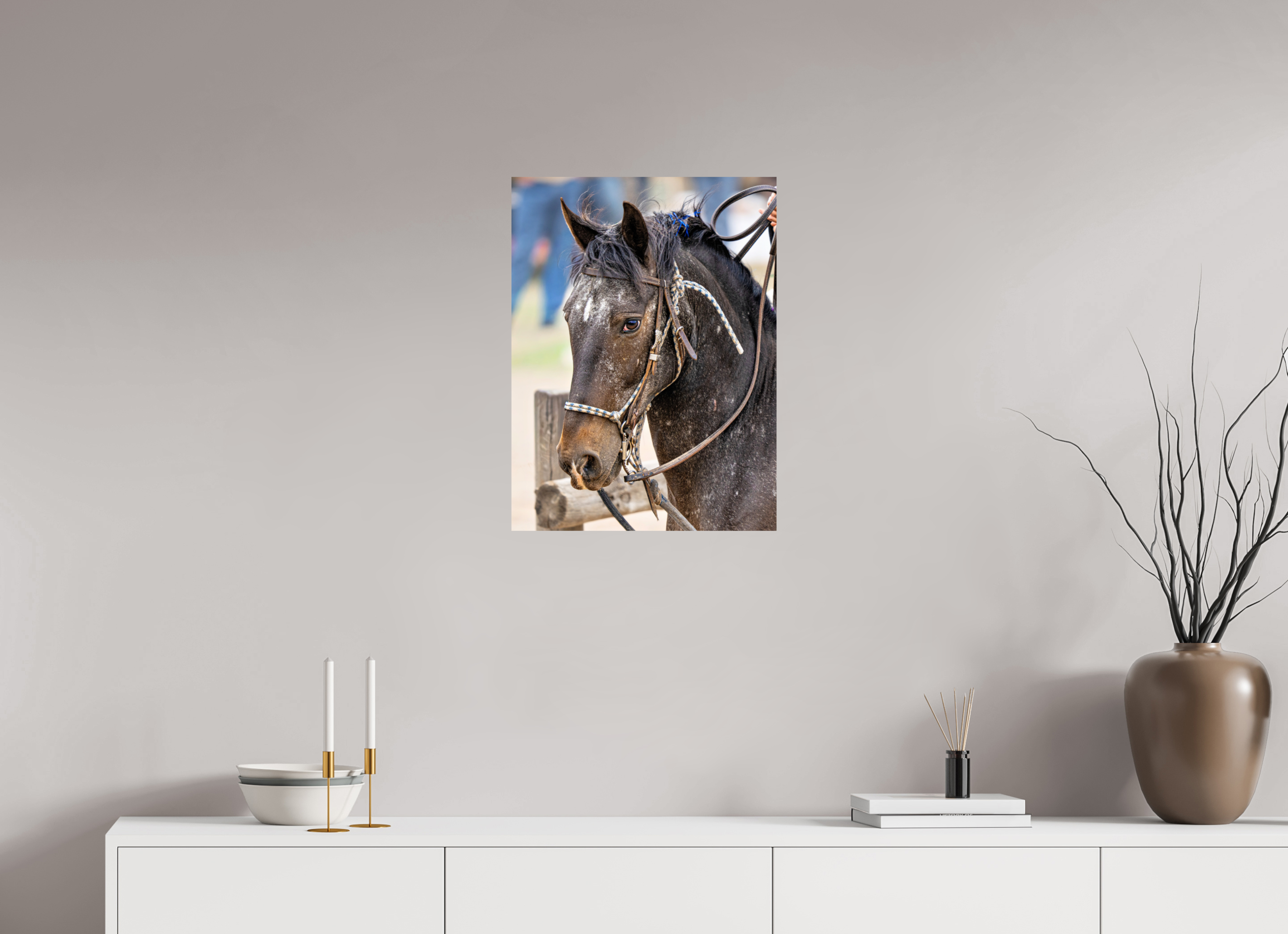 18 x 24″, PHOTO PAPER Pack Horse Portrait 1