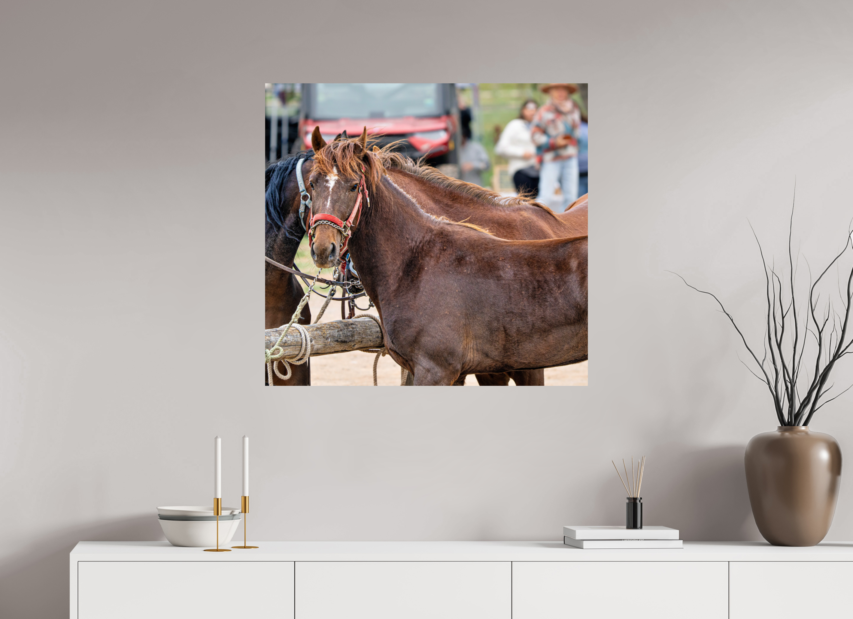 33.1 x 31″, PHOTO PAPER Pack Horse Portrait 10 Web Exclusive