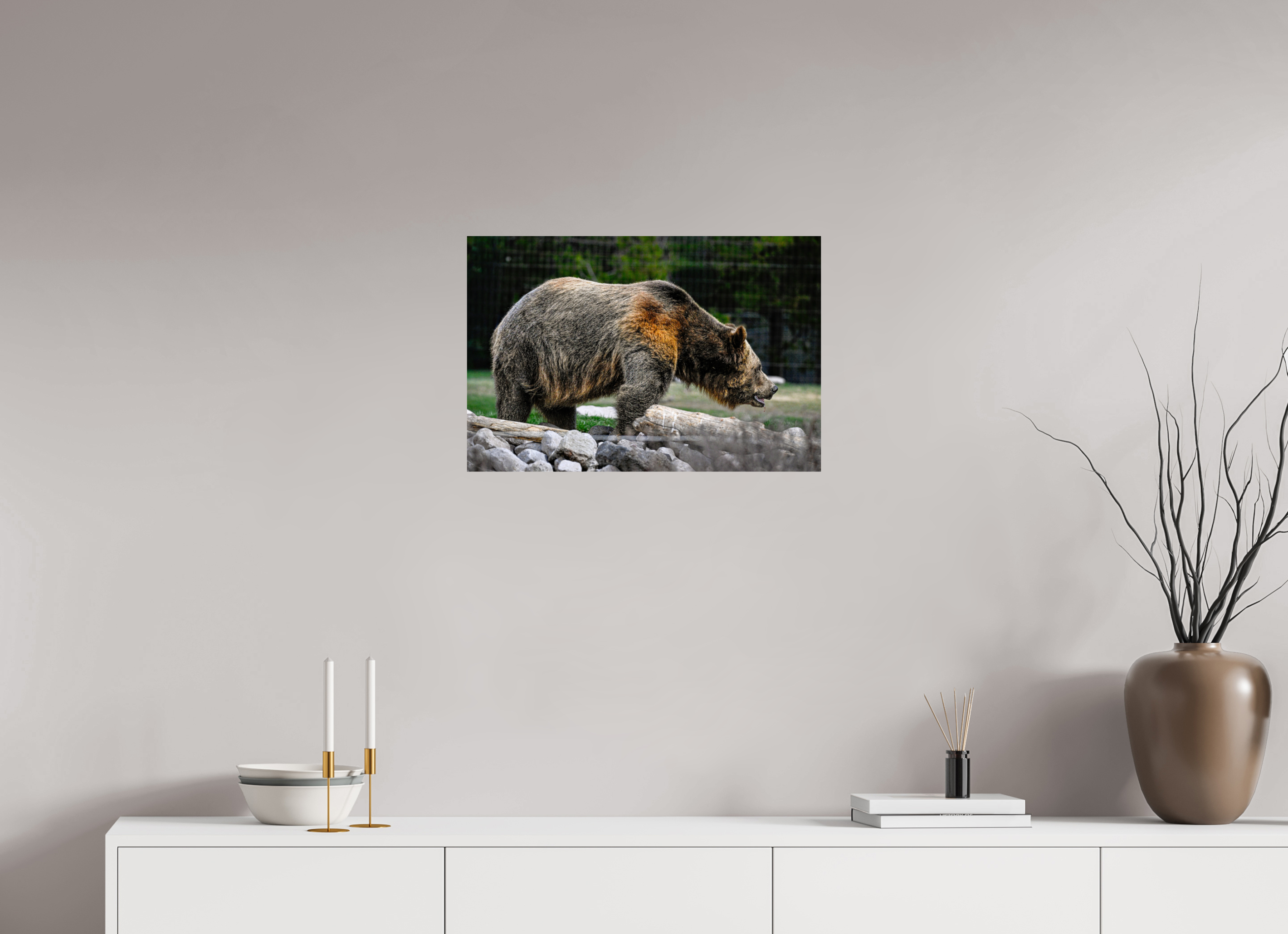 24 x 16″, PHOTO PAPER Bear