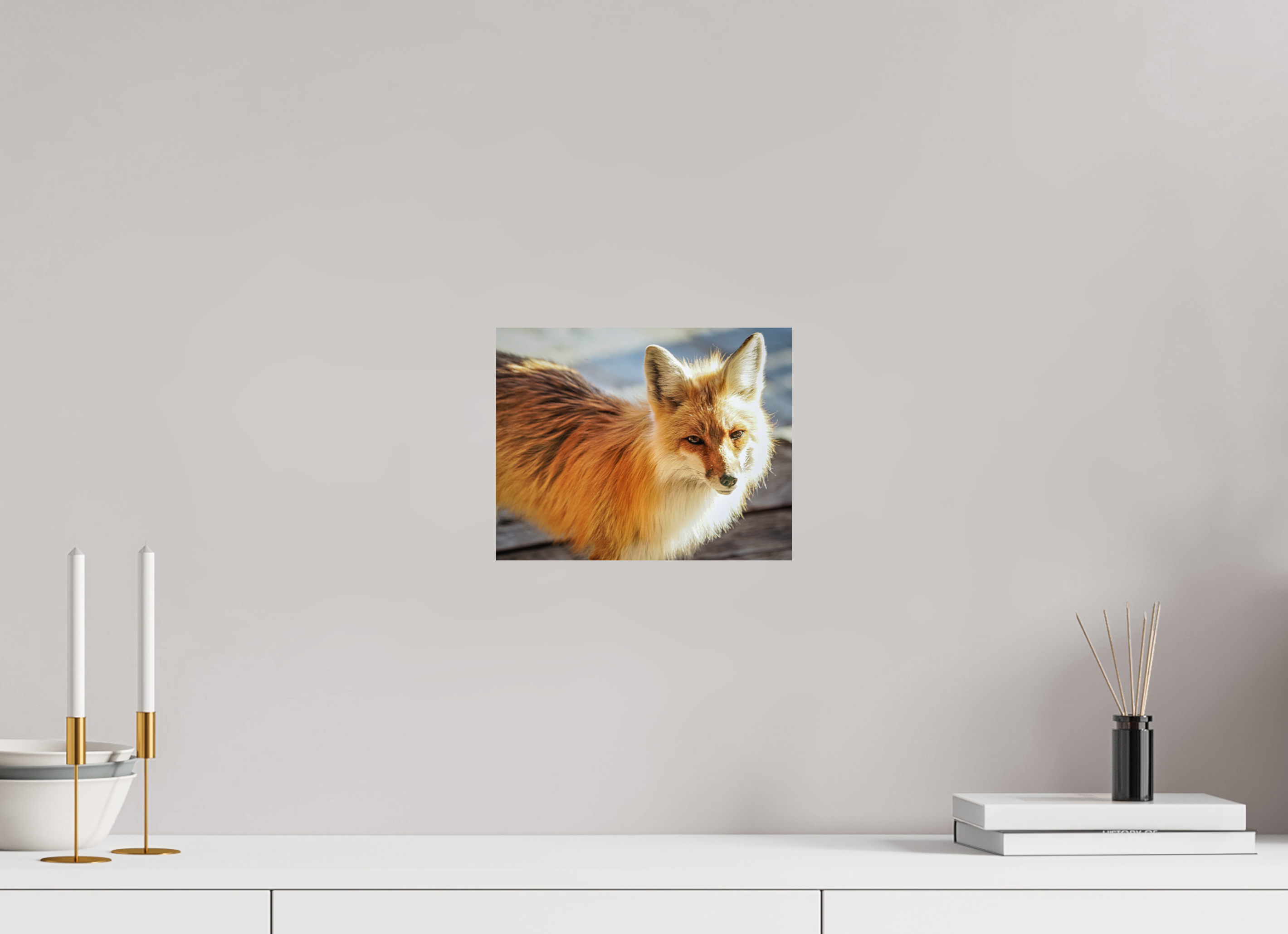10.2 x 8″, METAL Fox