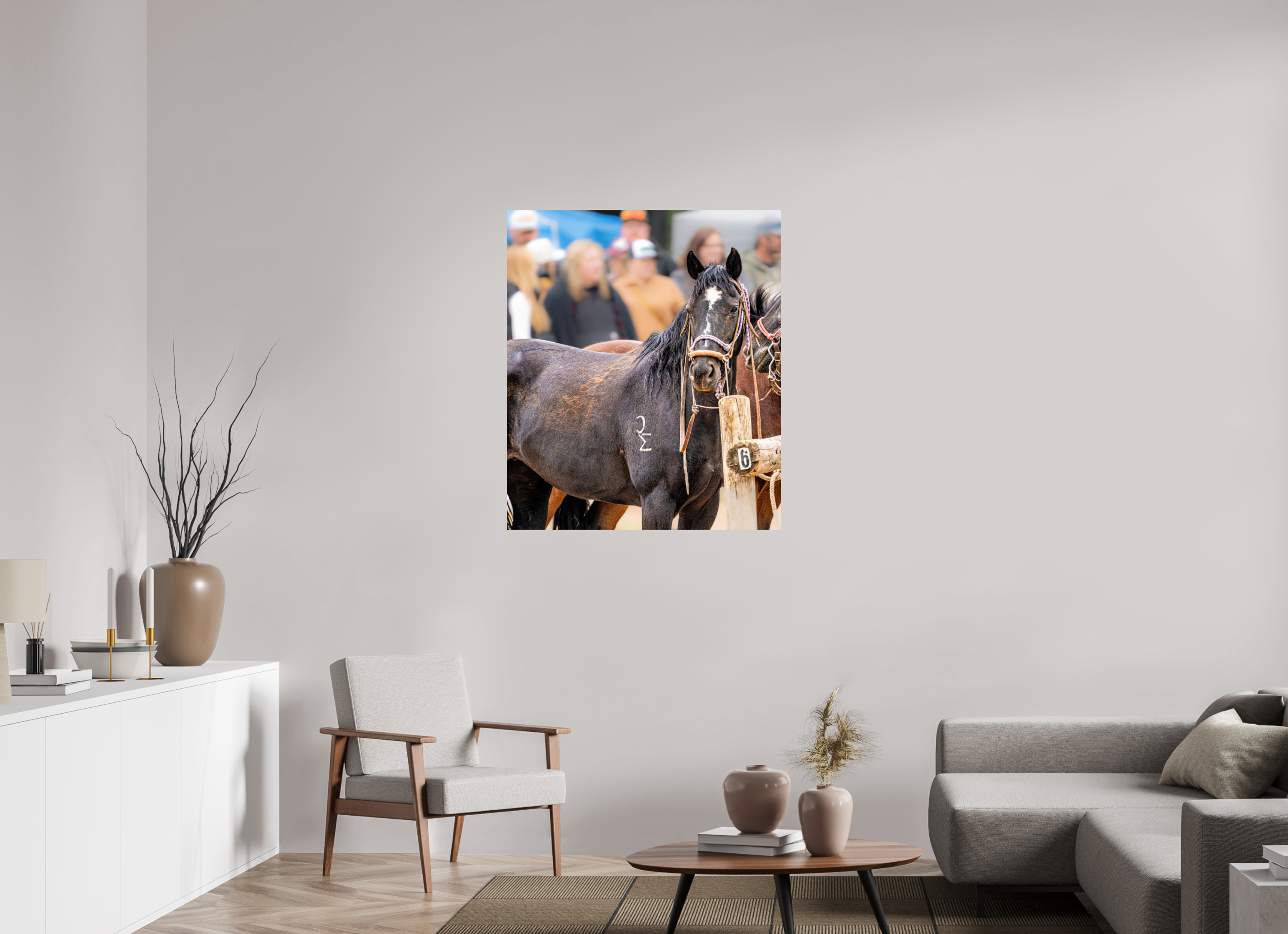 35 x 40.9″, PHOTO PAPER Pack Horse Portrait 16 Web Exclusive