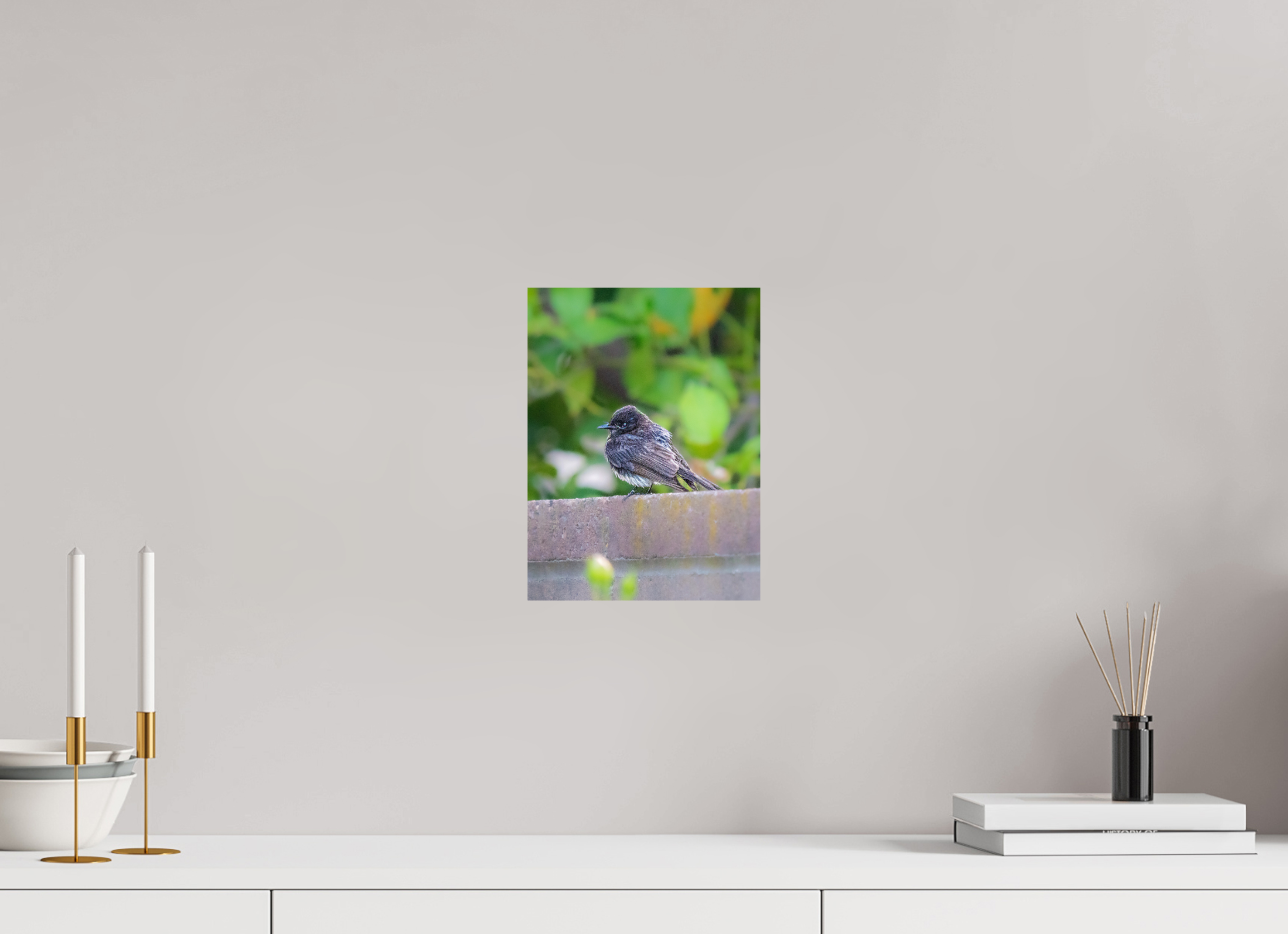 8 x 10.7″, METAL Bird