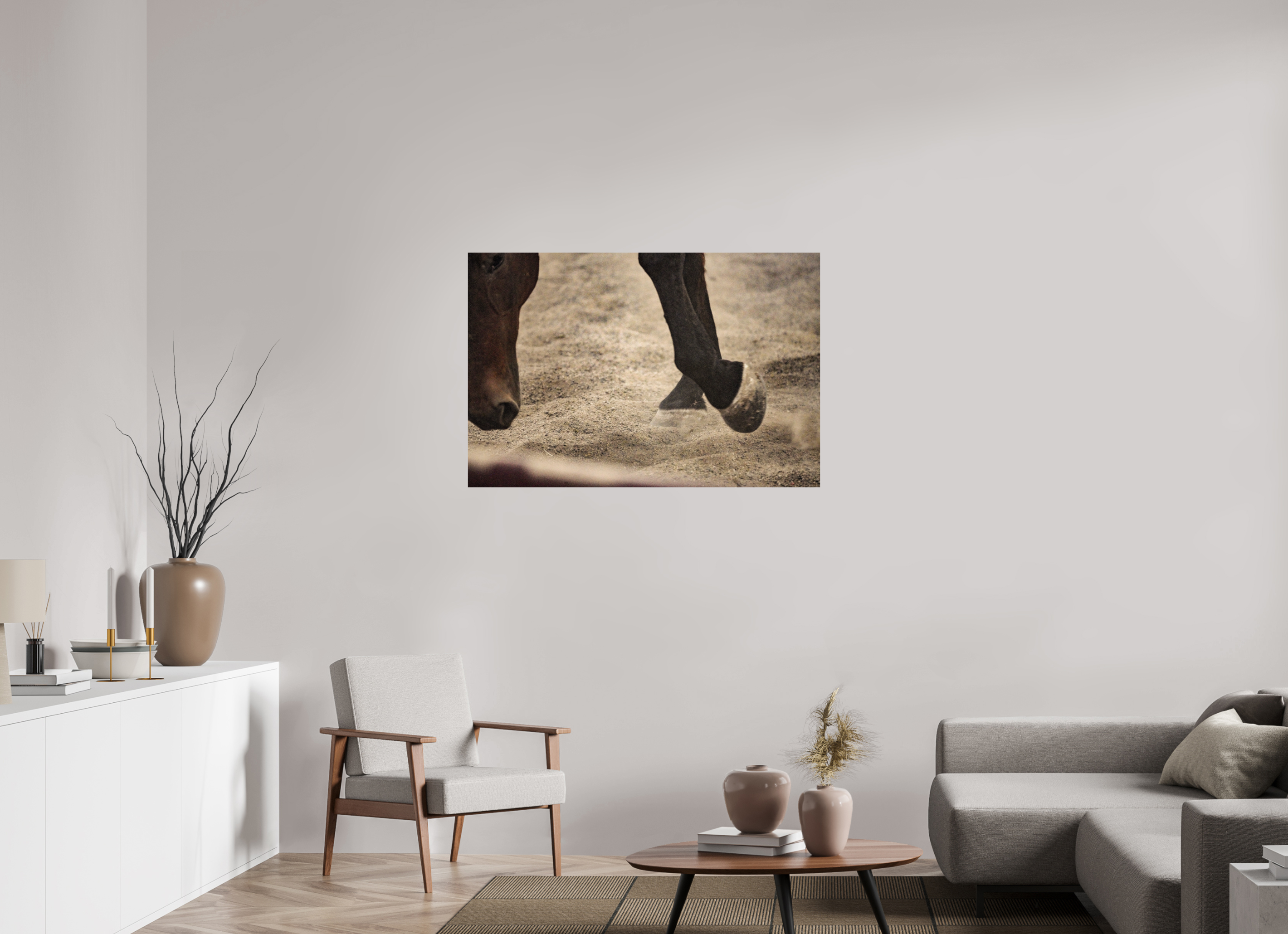 45 x 30″, PHOTO PAPER Pawing