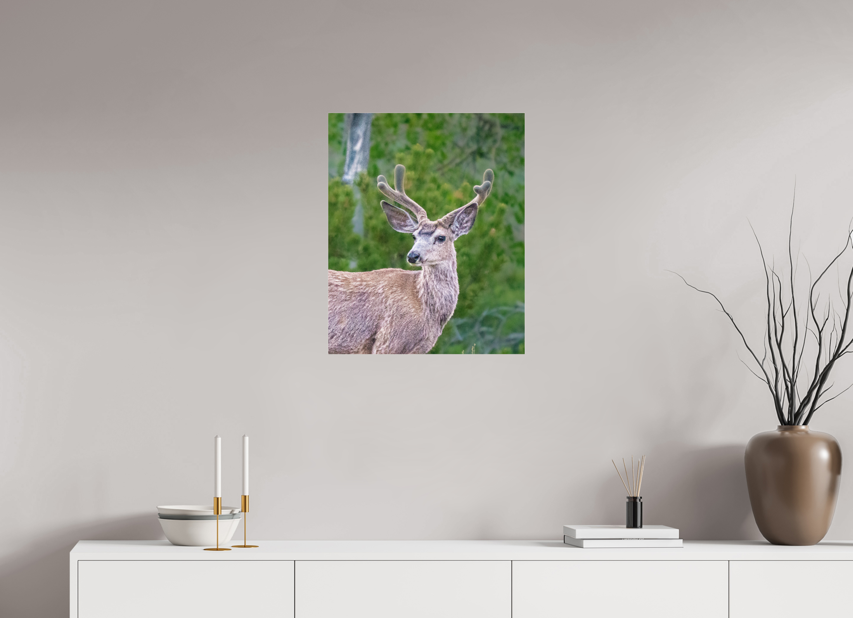20 x 24.6″, ACRYLIC Deer