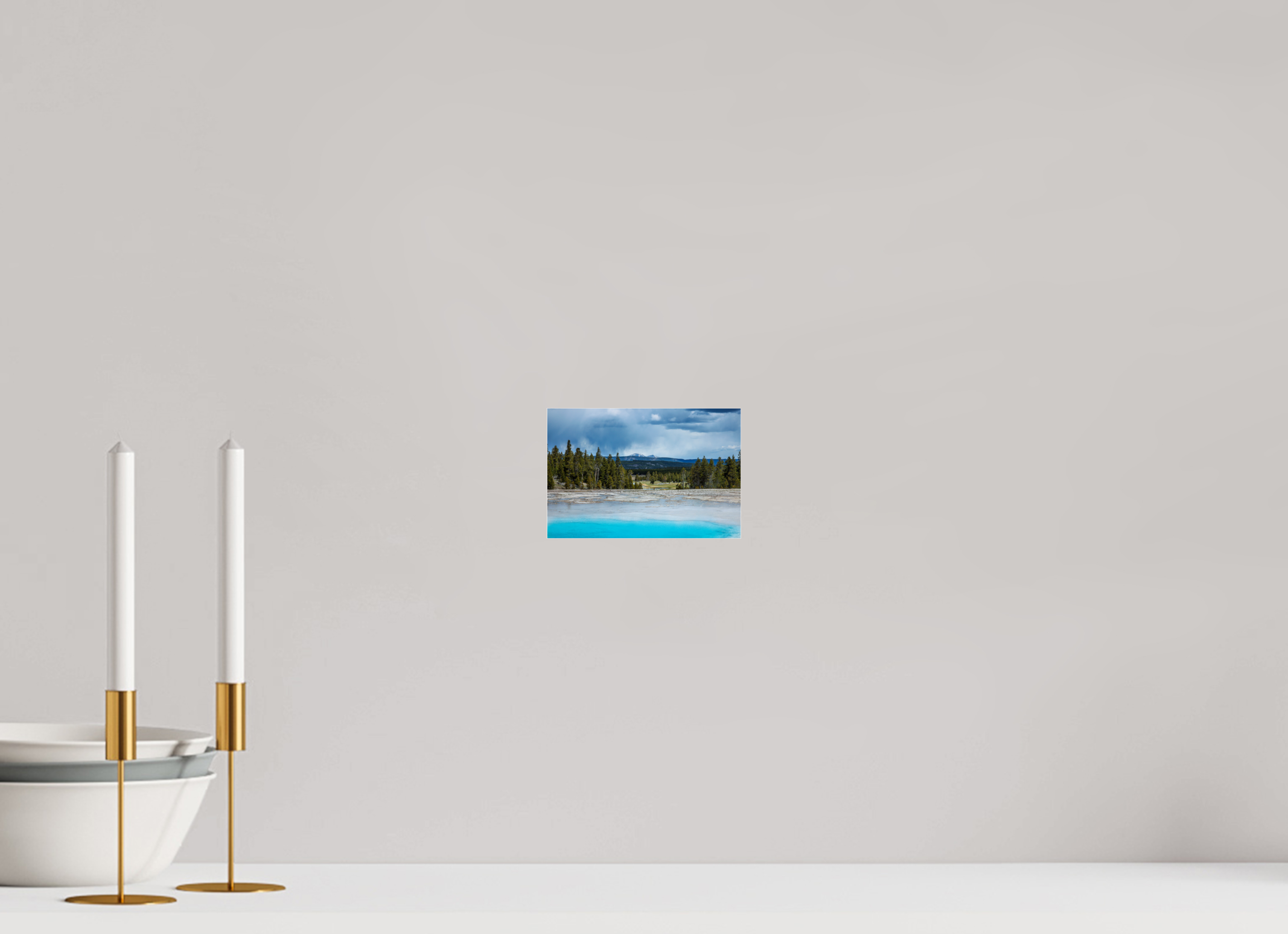 6 x 4″, ACRYLIC Yellowstone