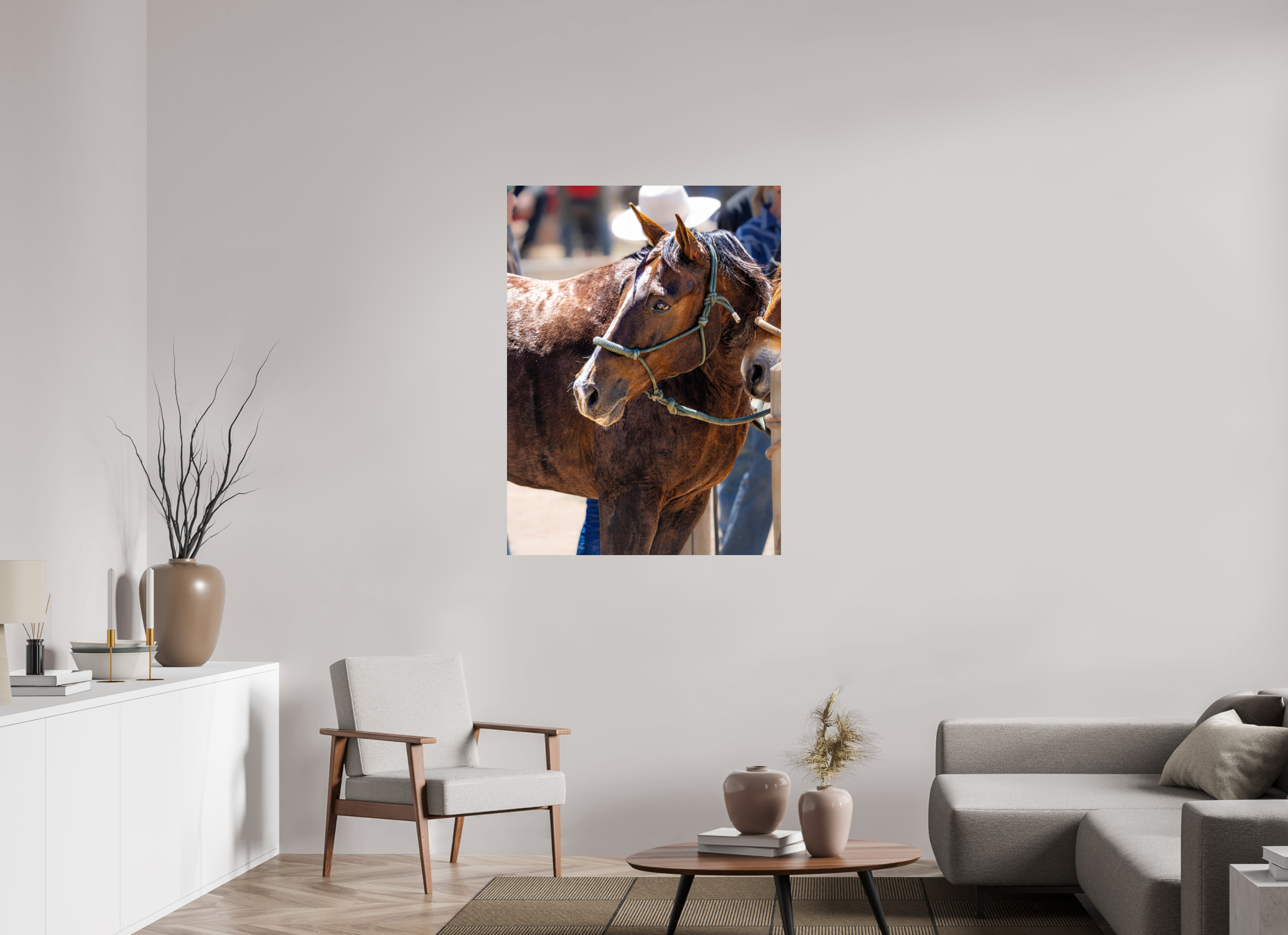 35 x 47.2″, PHOTO PAPER Pack Horse Portrait 4