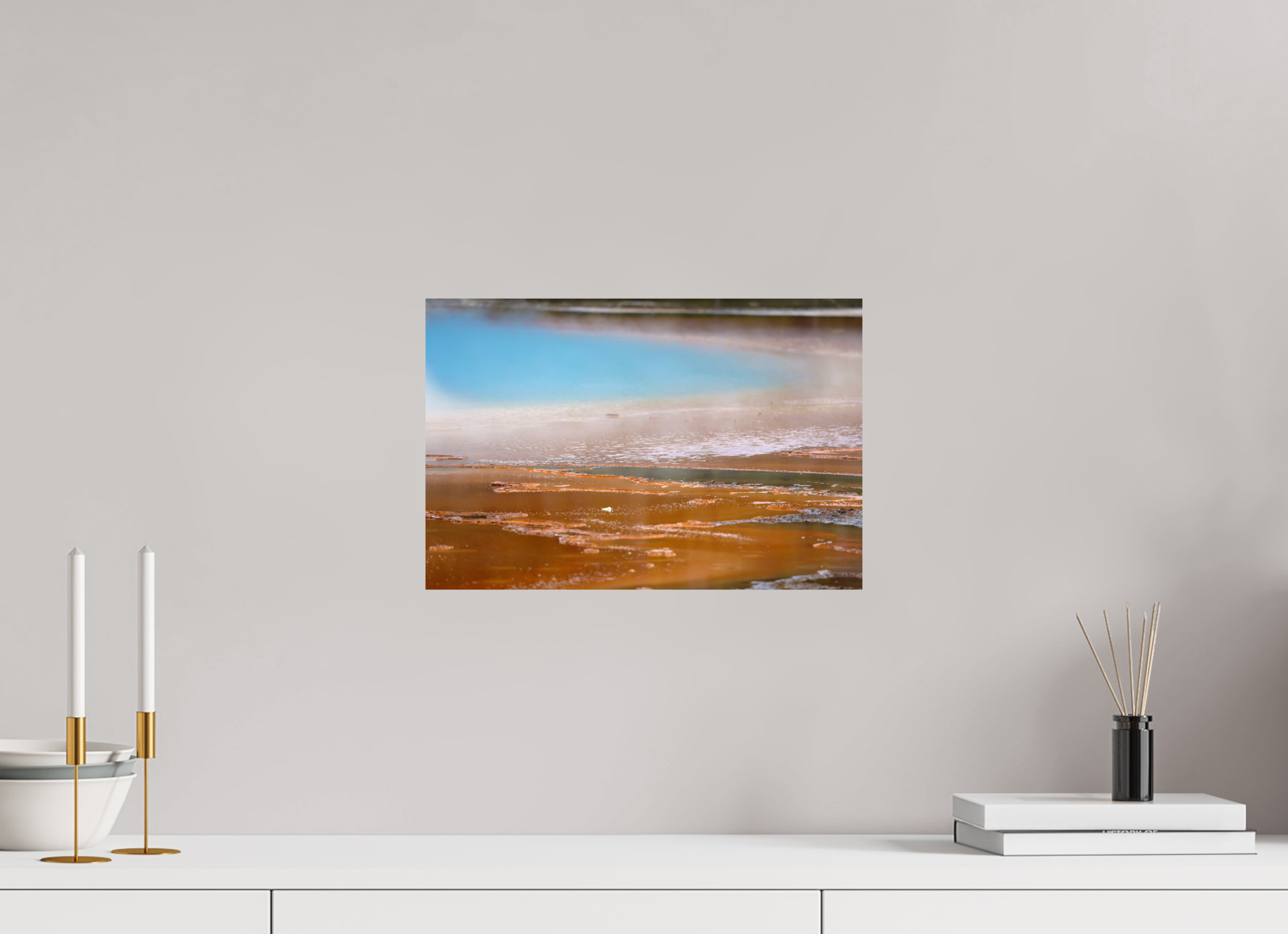 15 x 10″, METAL Yellowstone