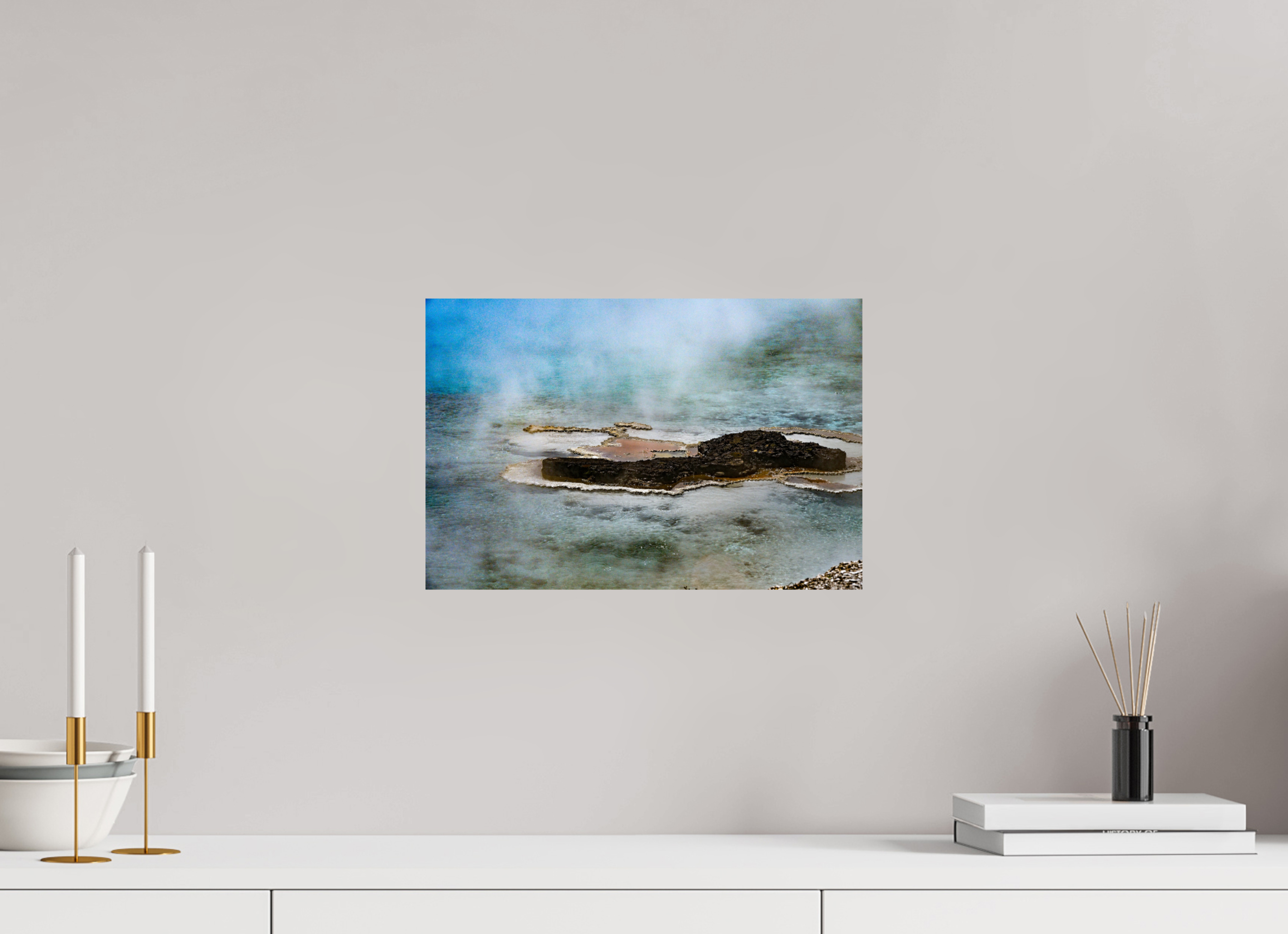 15 x 10″, METAL Yellowstone