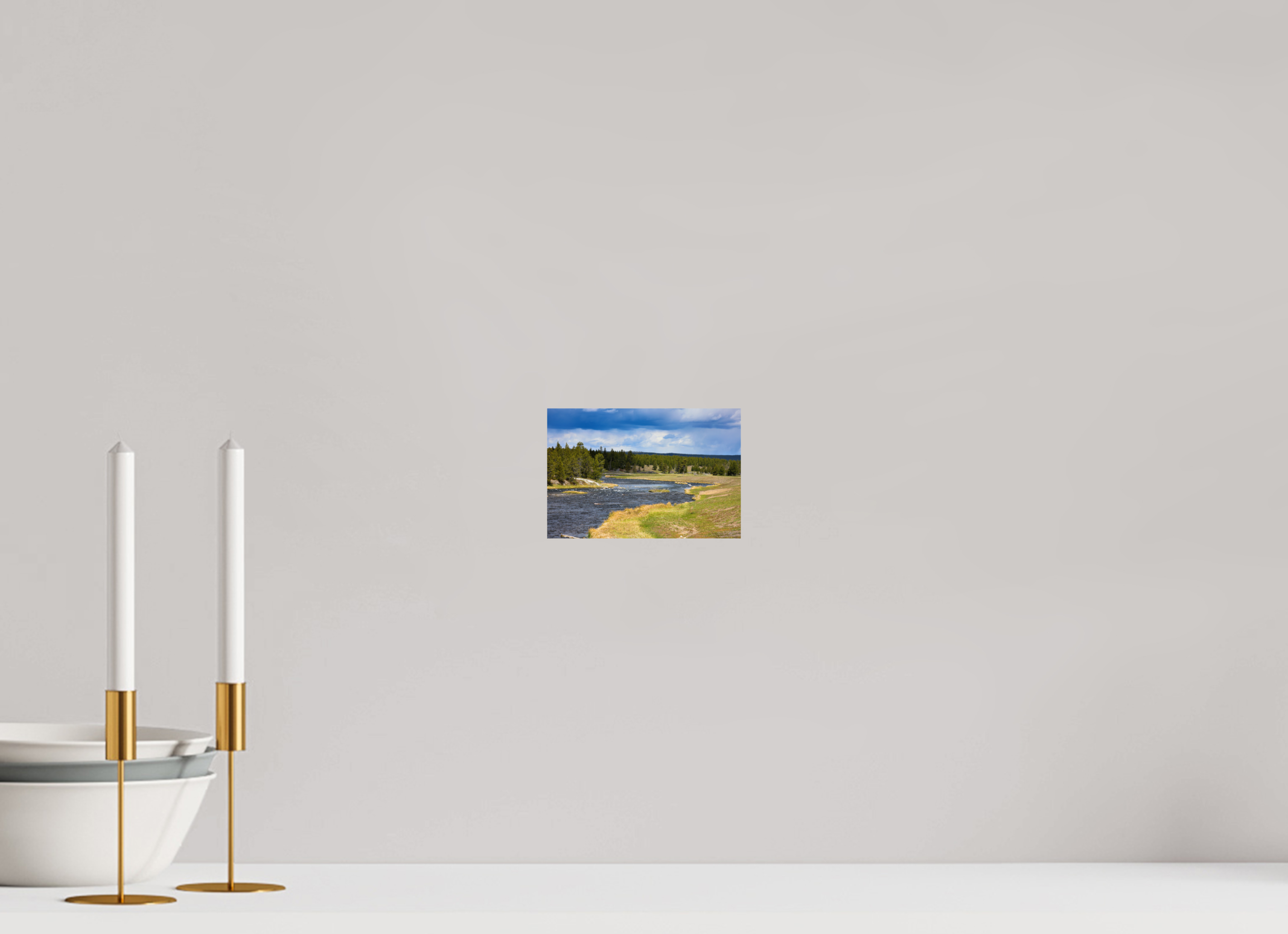 6 x 4″, METAL Yellowstone