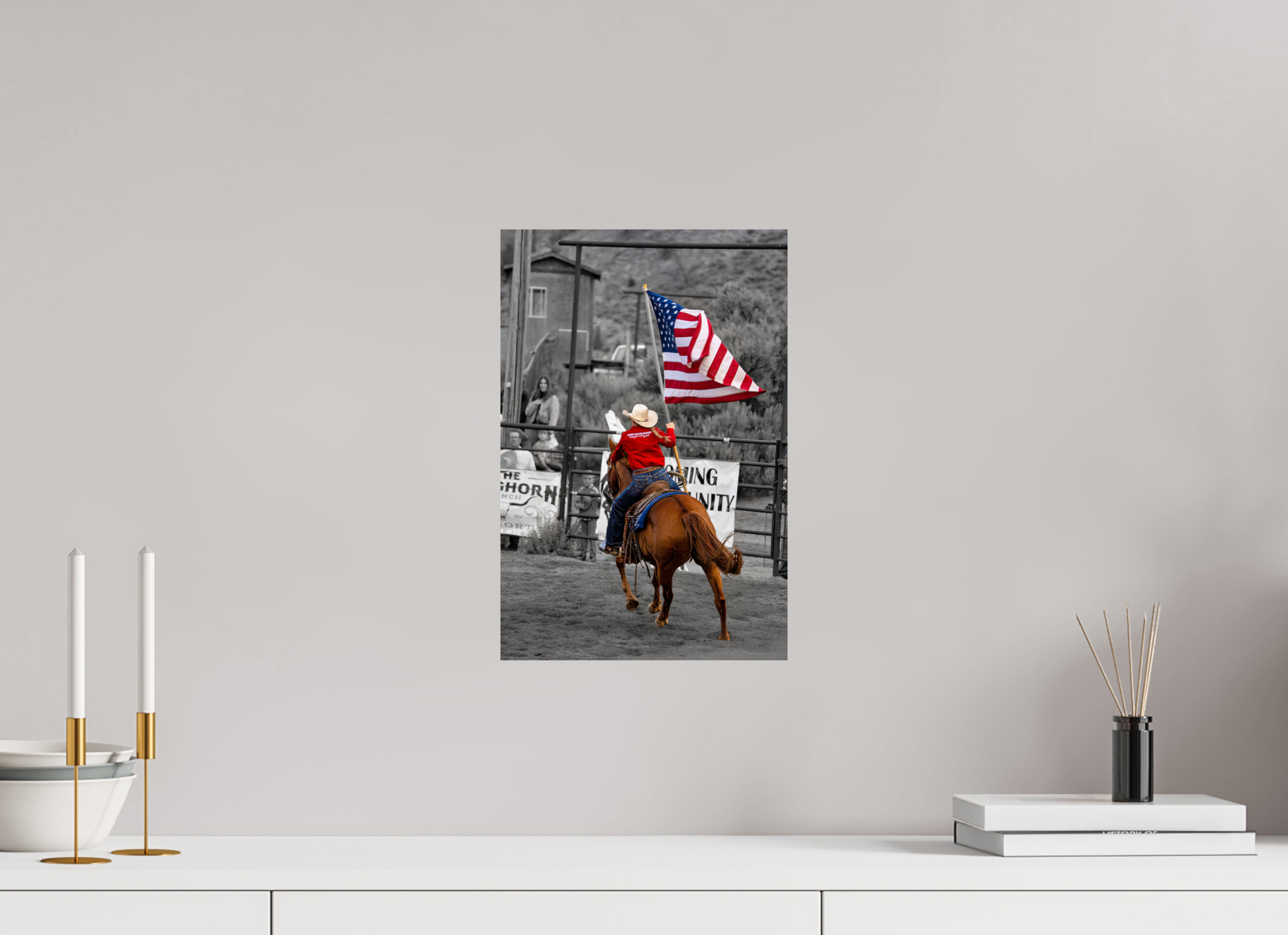 10 x 15″, PHOTO PAPER America 250 Flag Rider 10