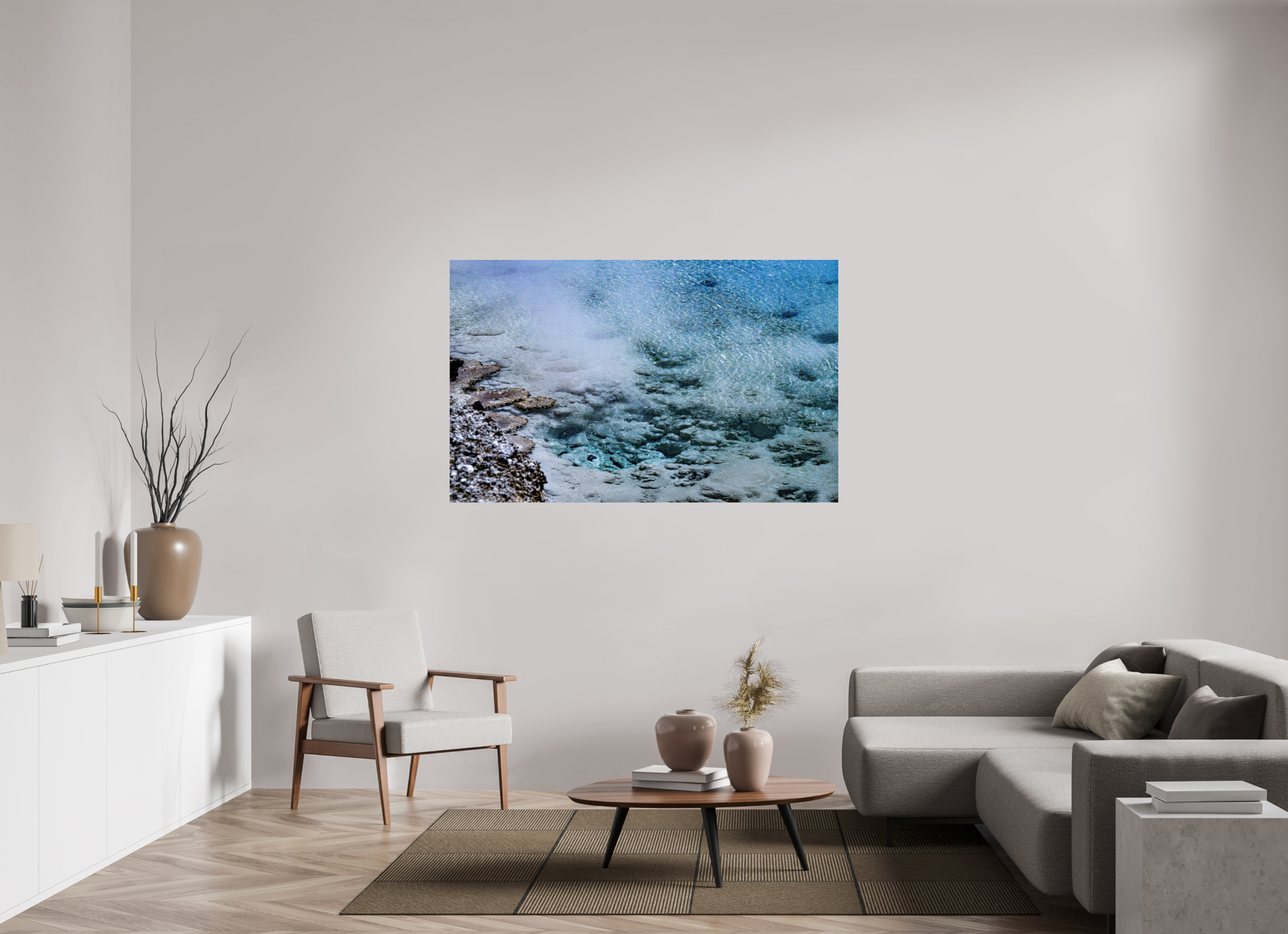 62.4 x 39″, ACRYLIC Yellowstone