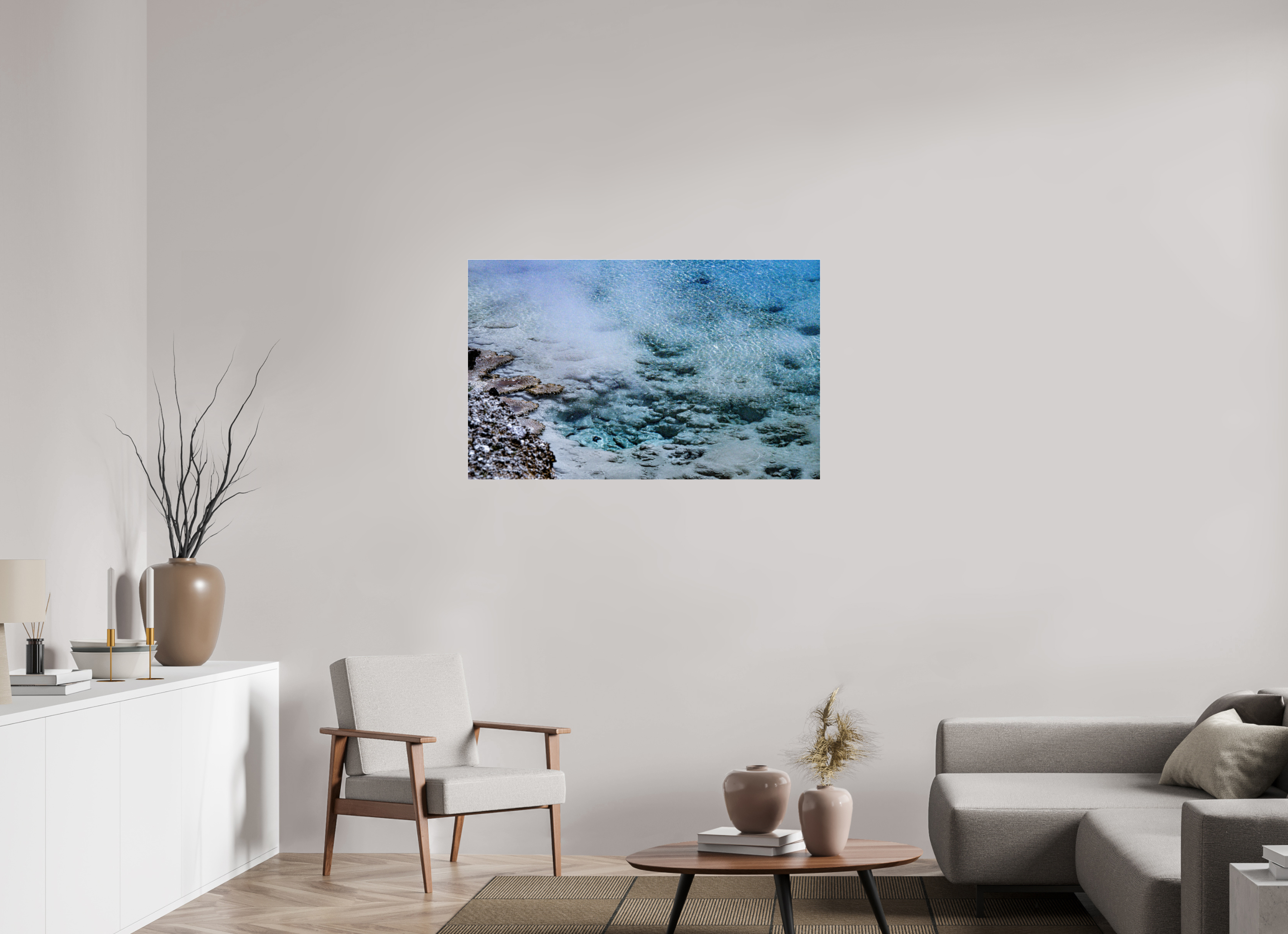 44.8 x 28″, ACRYLIC Yellowstone